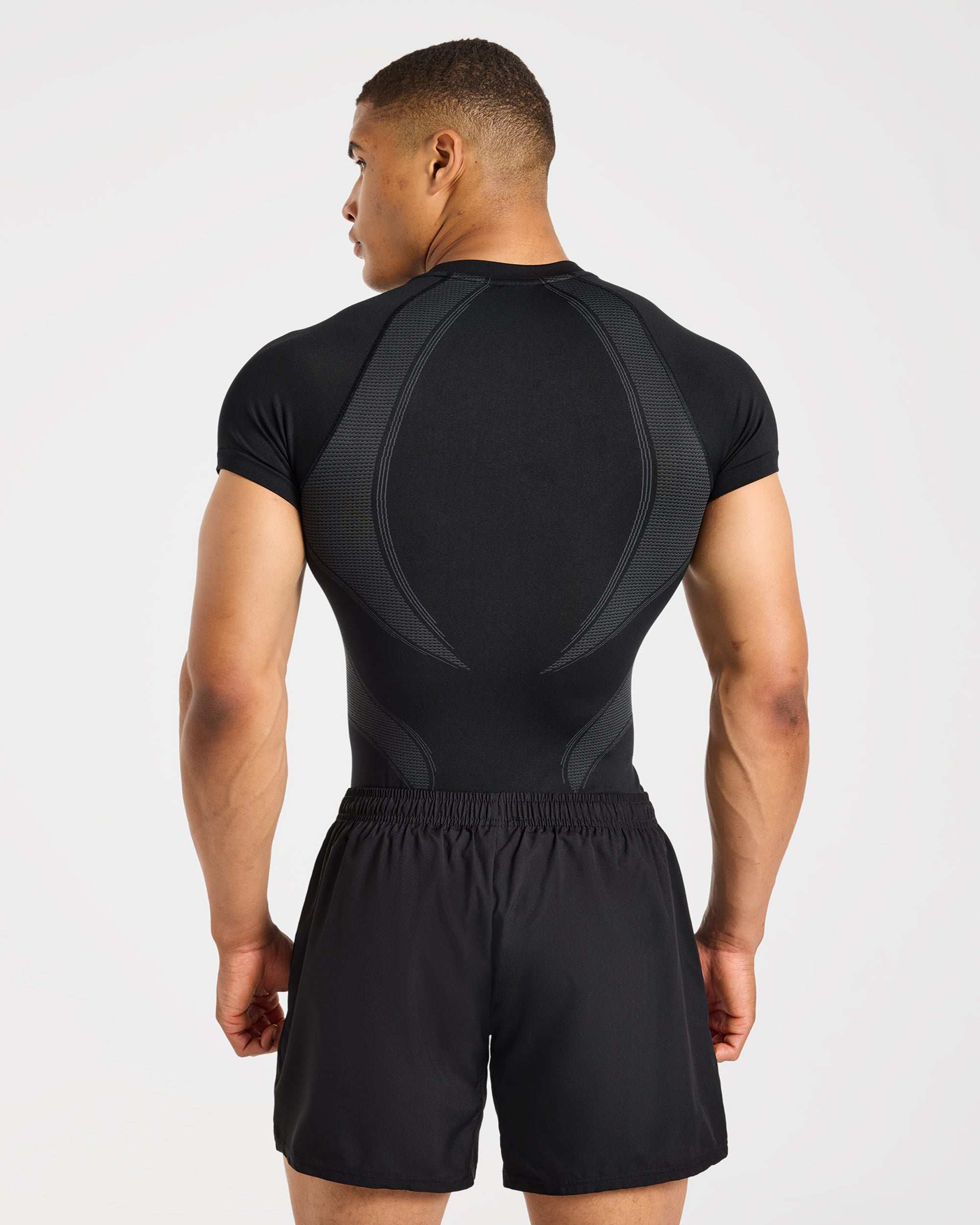 Charge Seamless T Shirt - Black/Charcoal