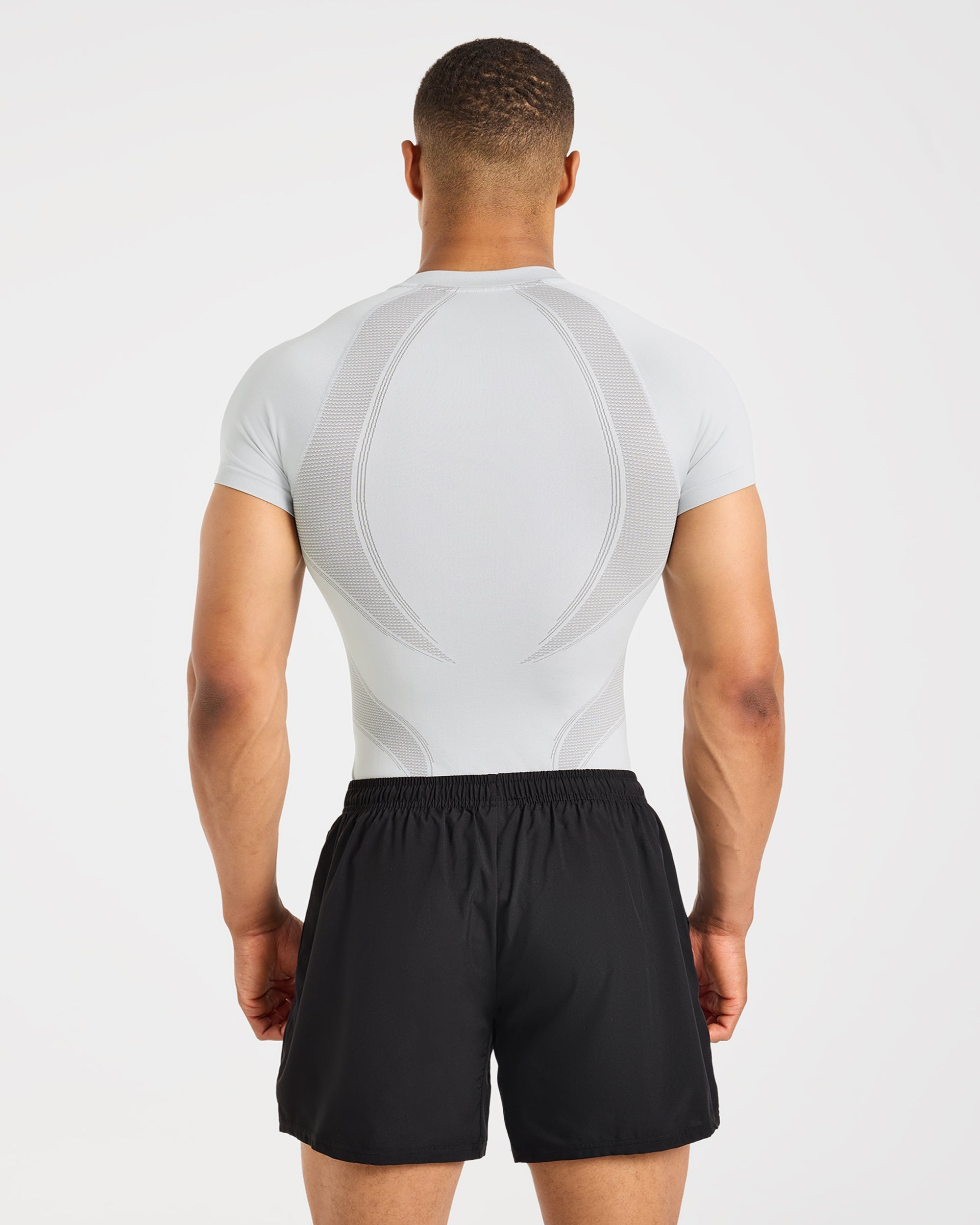 Charge Seamless T Shirt - Light Grey