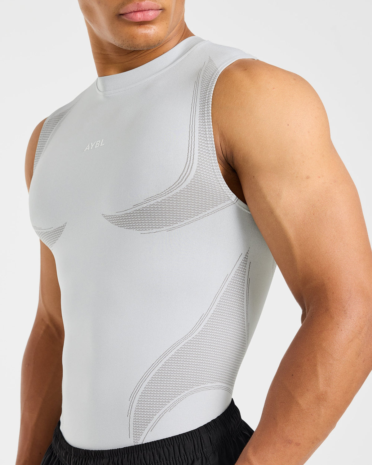 Charge Seamless Tank - Light Grey