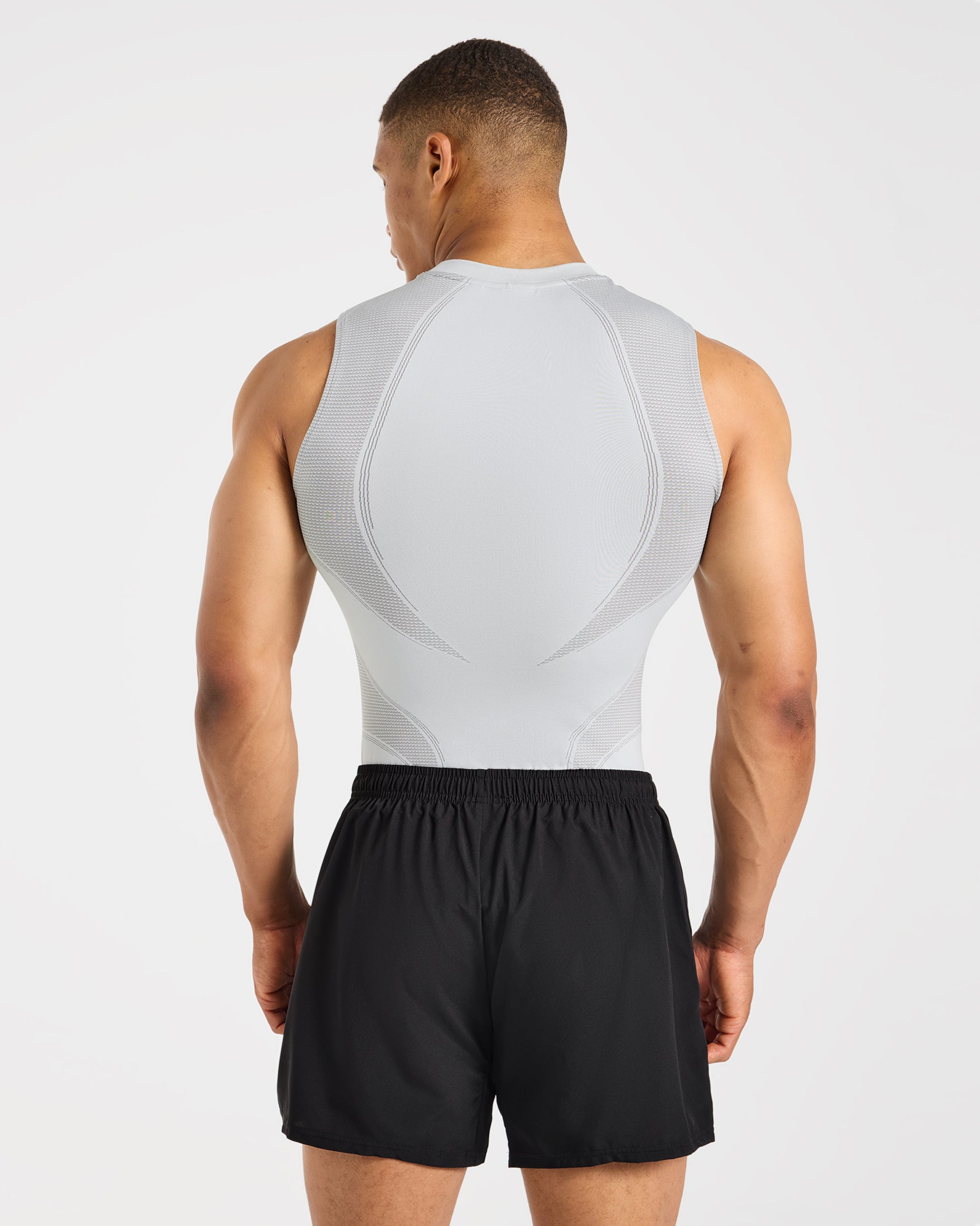 Charge Seamless Tank - Light Grey