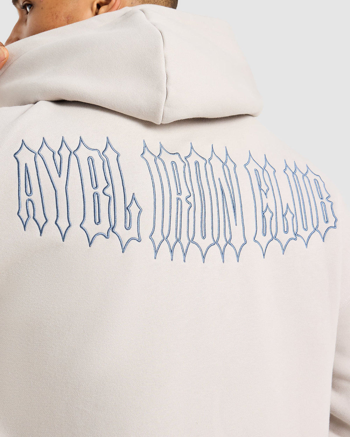 AYBL Iron Club Oversized Hoodie - Cloud Grey