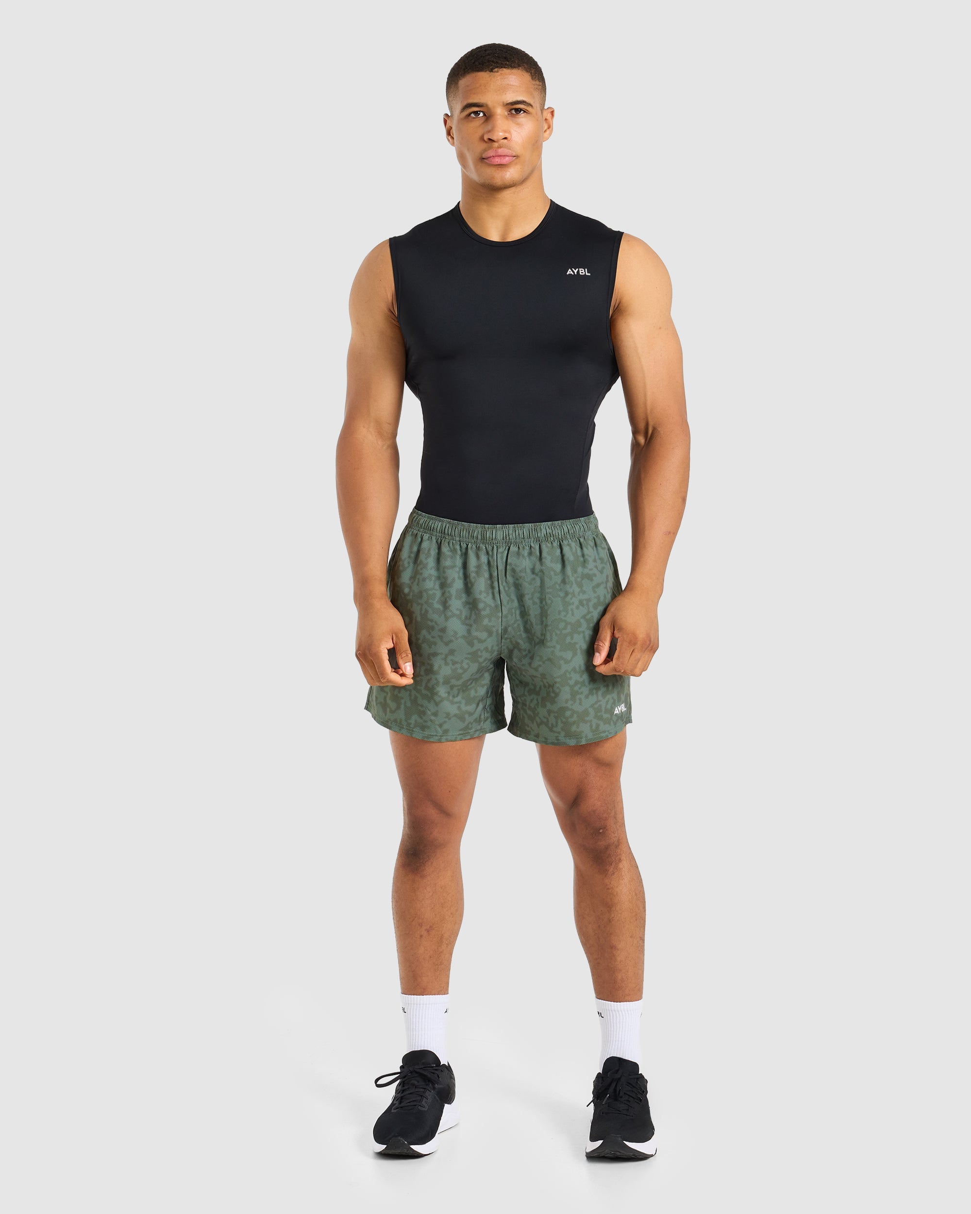 Core 5" Shorts - Olive Camo