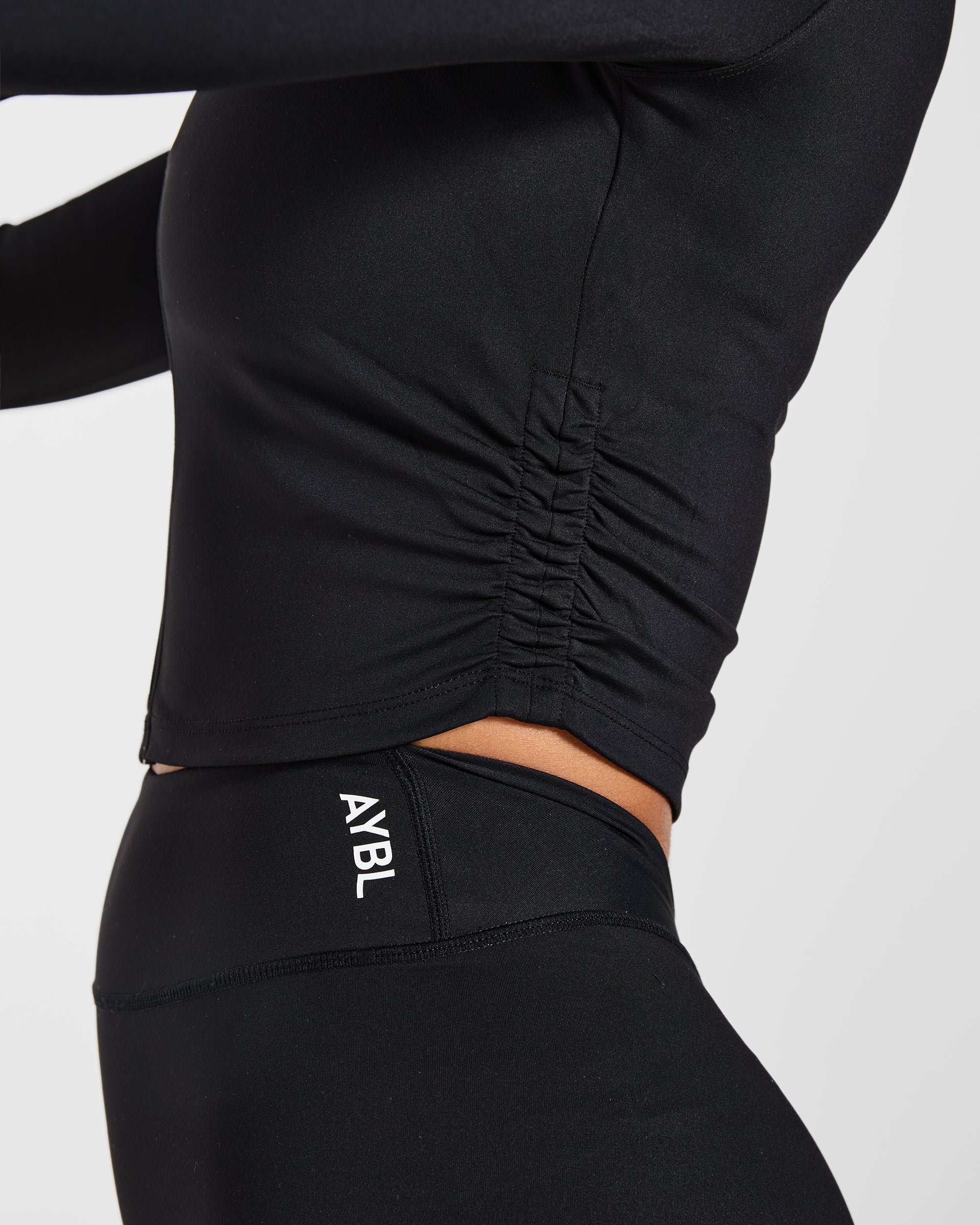 Physique Zip Up Jacket - Black