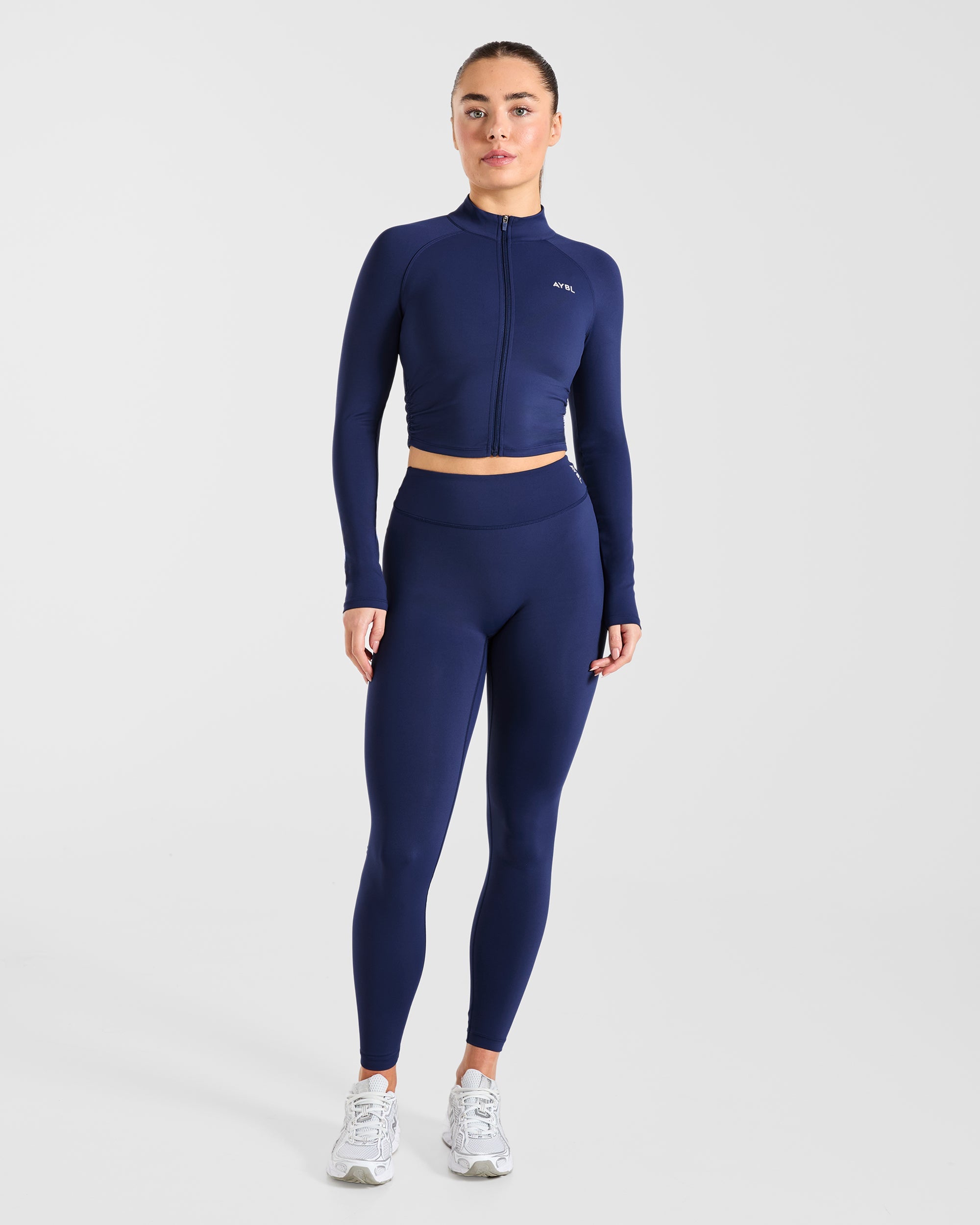 Physique Zip Up Jacket - Midnight Navy