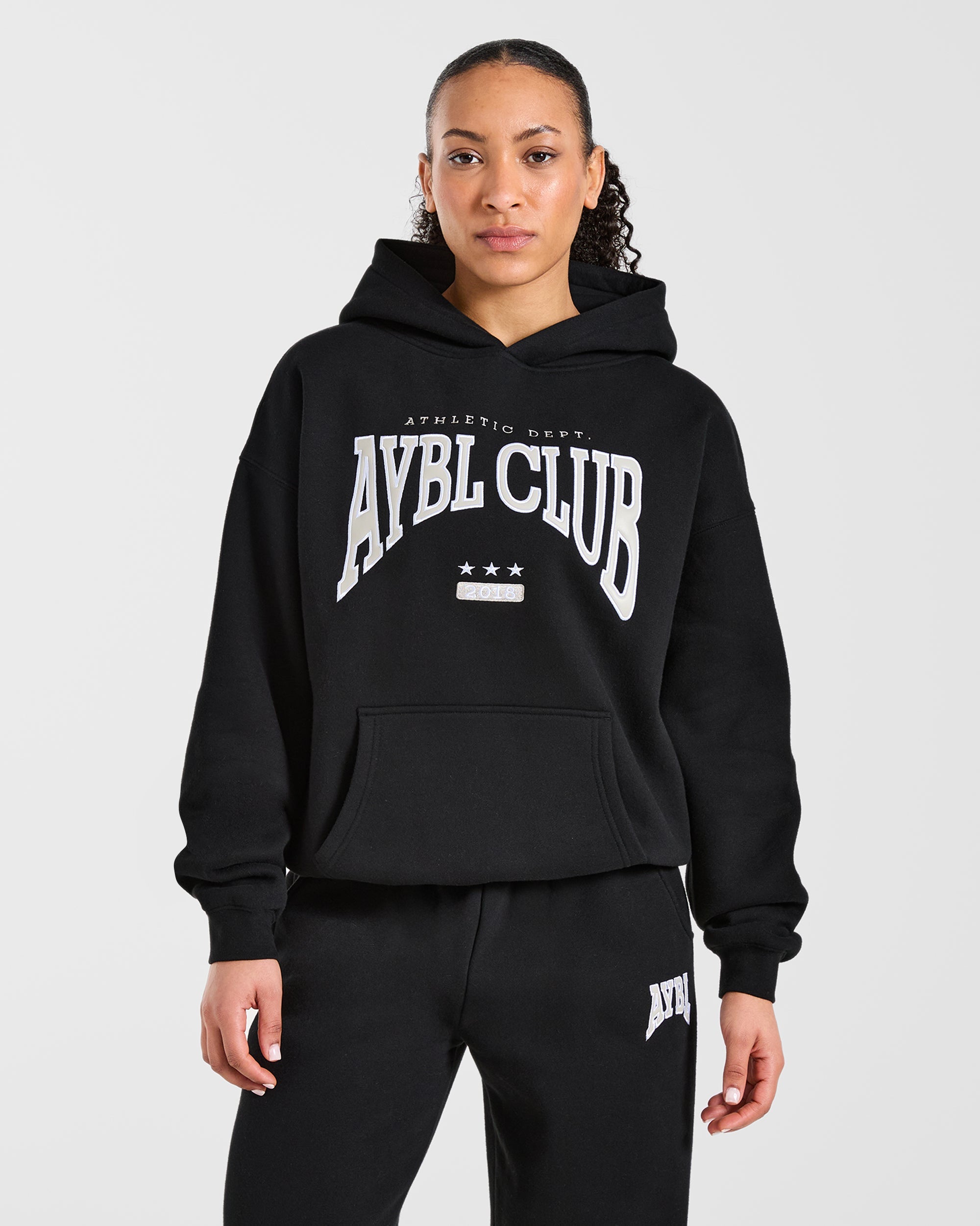 AYBL Club Oversized Hoodie - Black