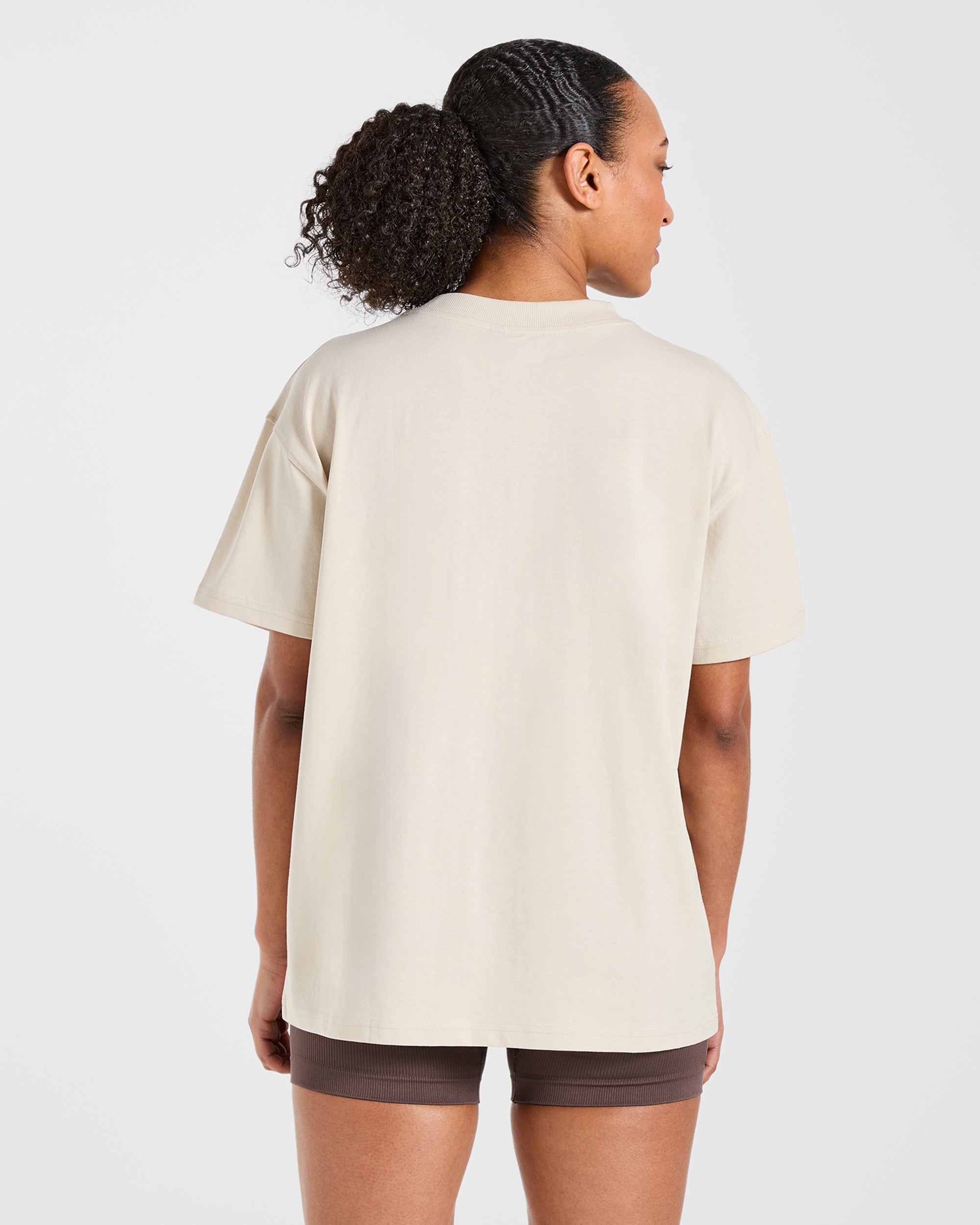 Legacy Lifts Oversized T Shirt - Beige
