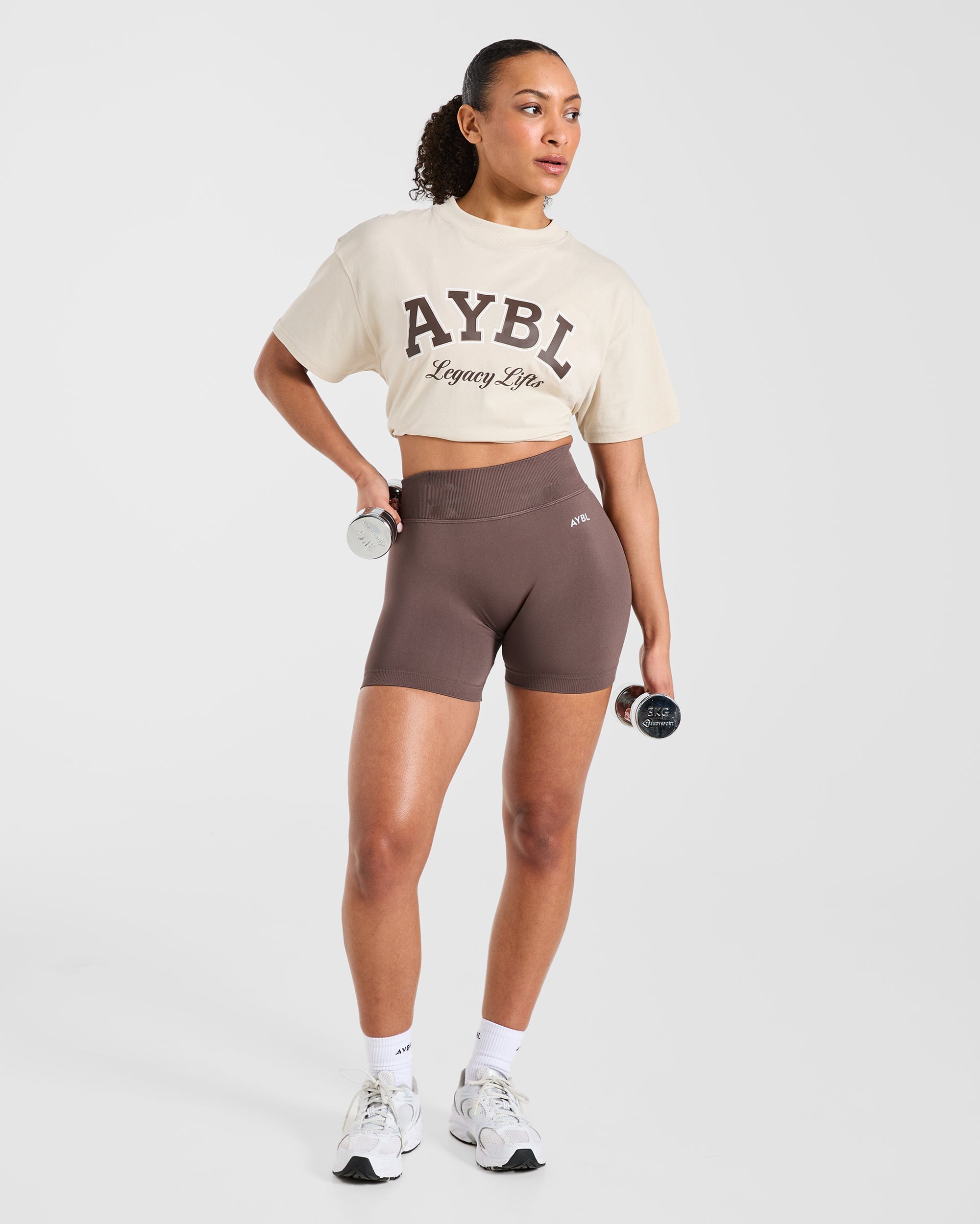 Legacy Lifts Oversized T Shirt - Beige