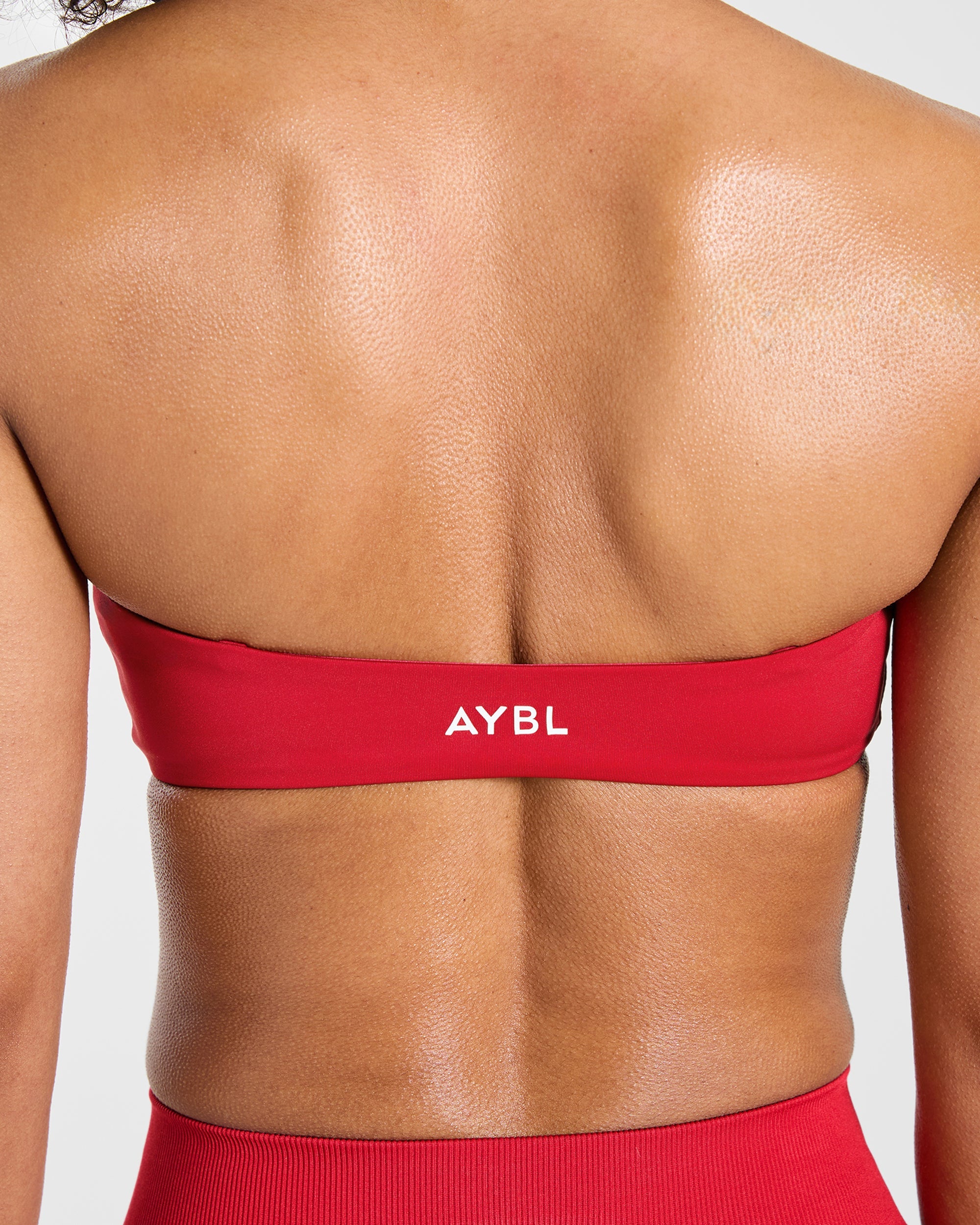 Essential Bandeau Sports Bra - Raspberry