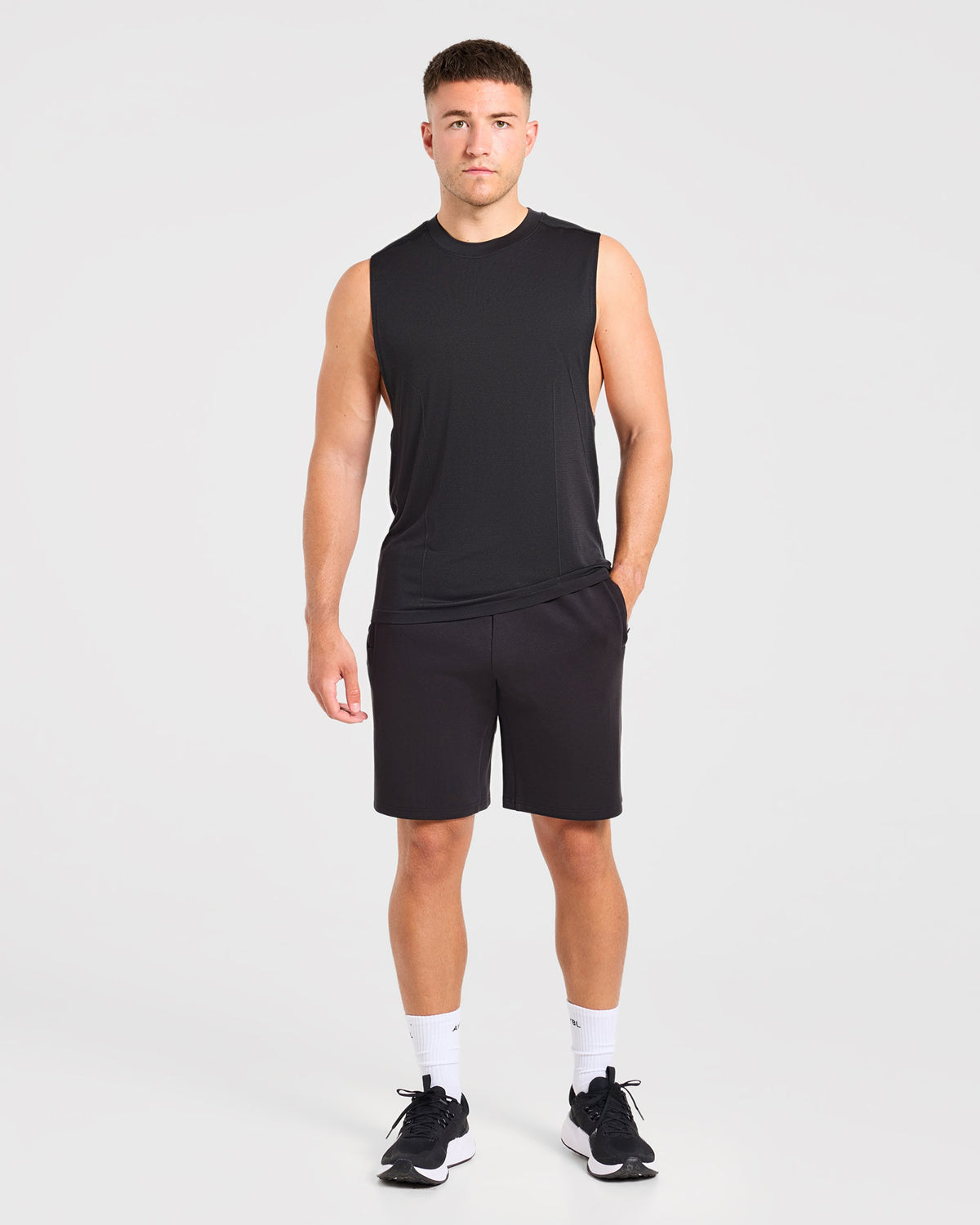 Reinforce Performance Seamless Tank - Black