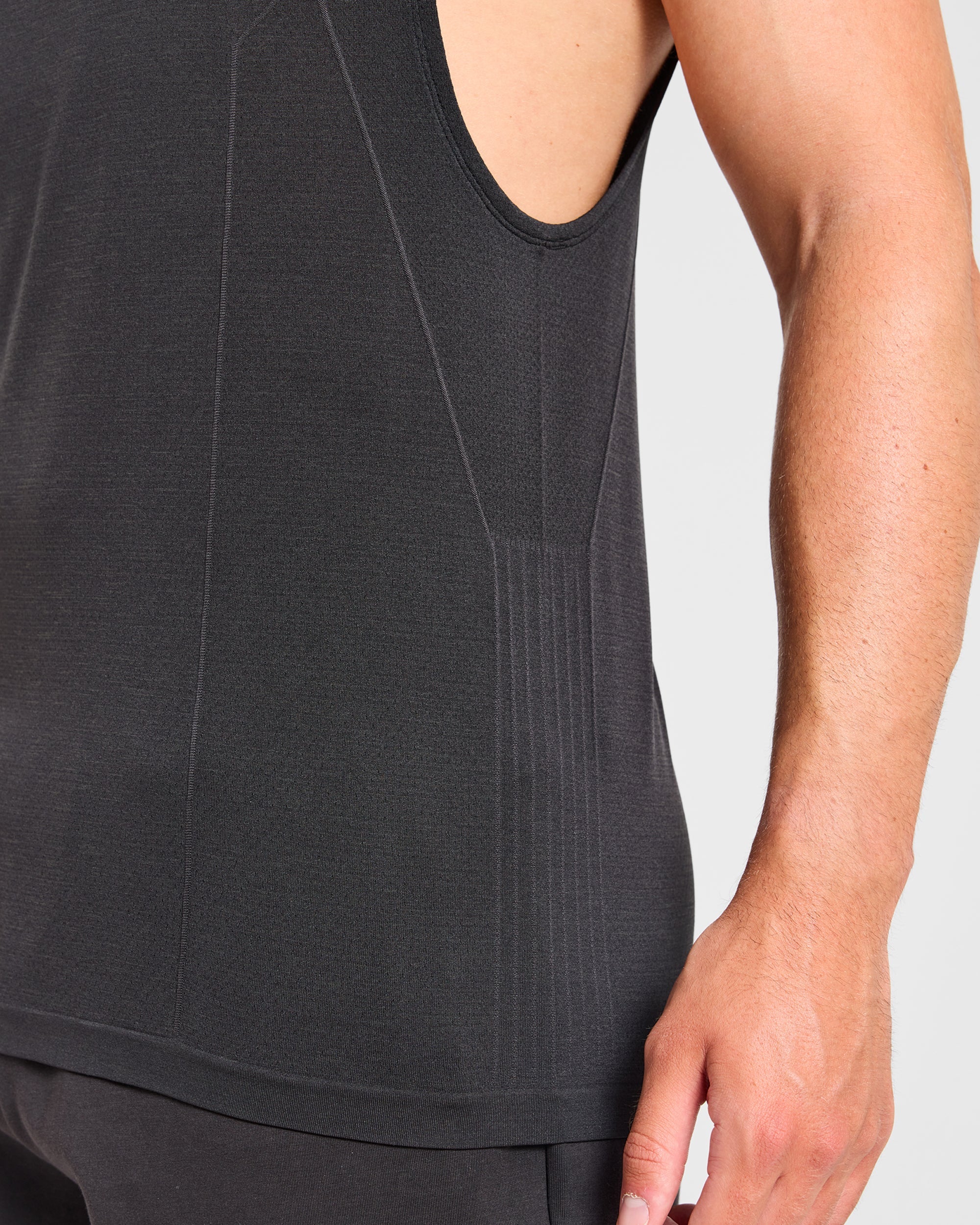 Reinforce Performance Seamless Tank - Black