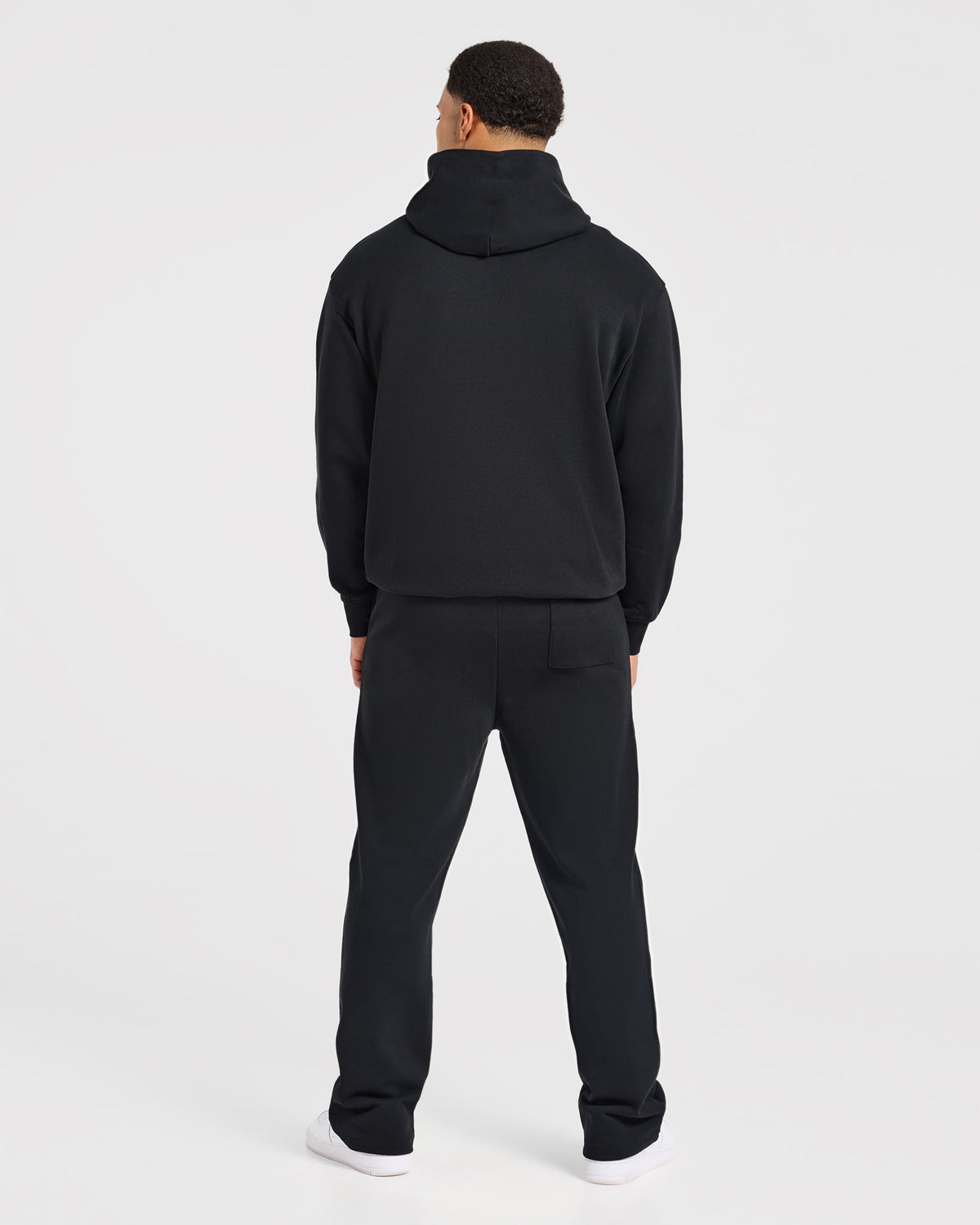 Effortless Oversized Hoodie - Black