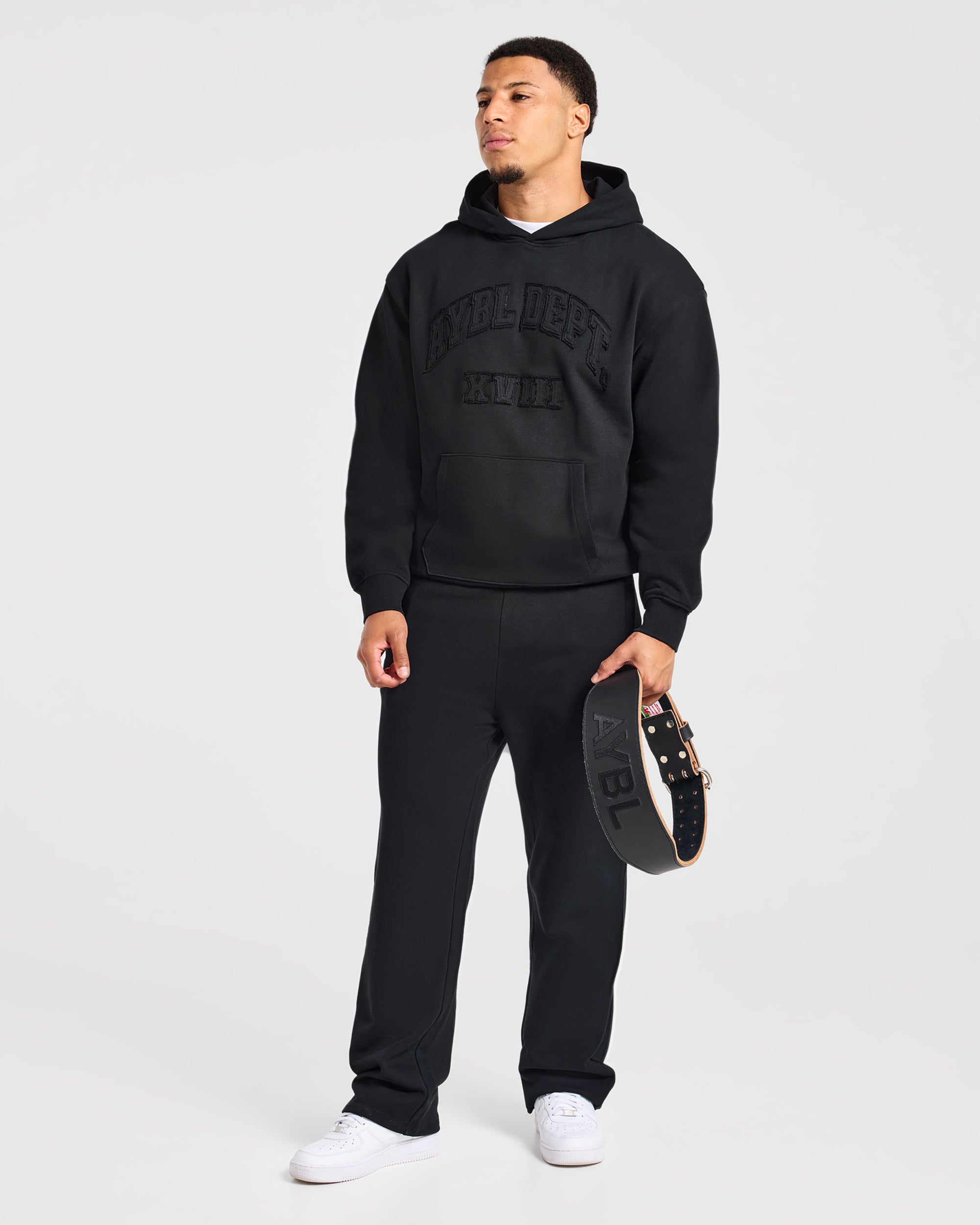 Effortless Oversized Hoodie - Black
