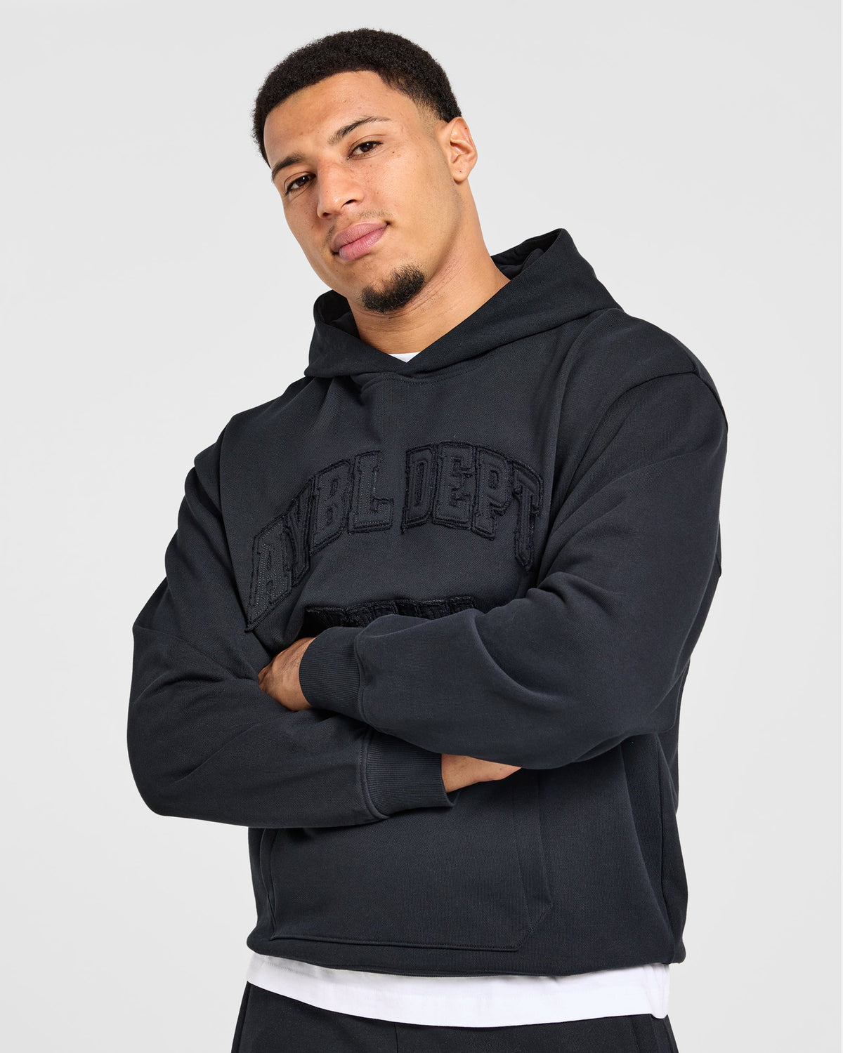 Effortless Oversized Hoodie - Black