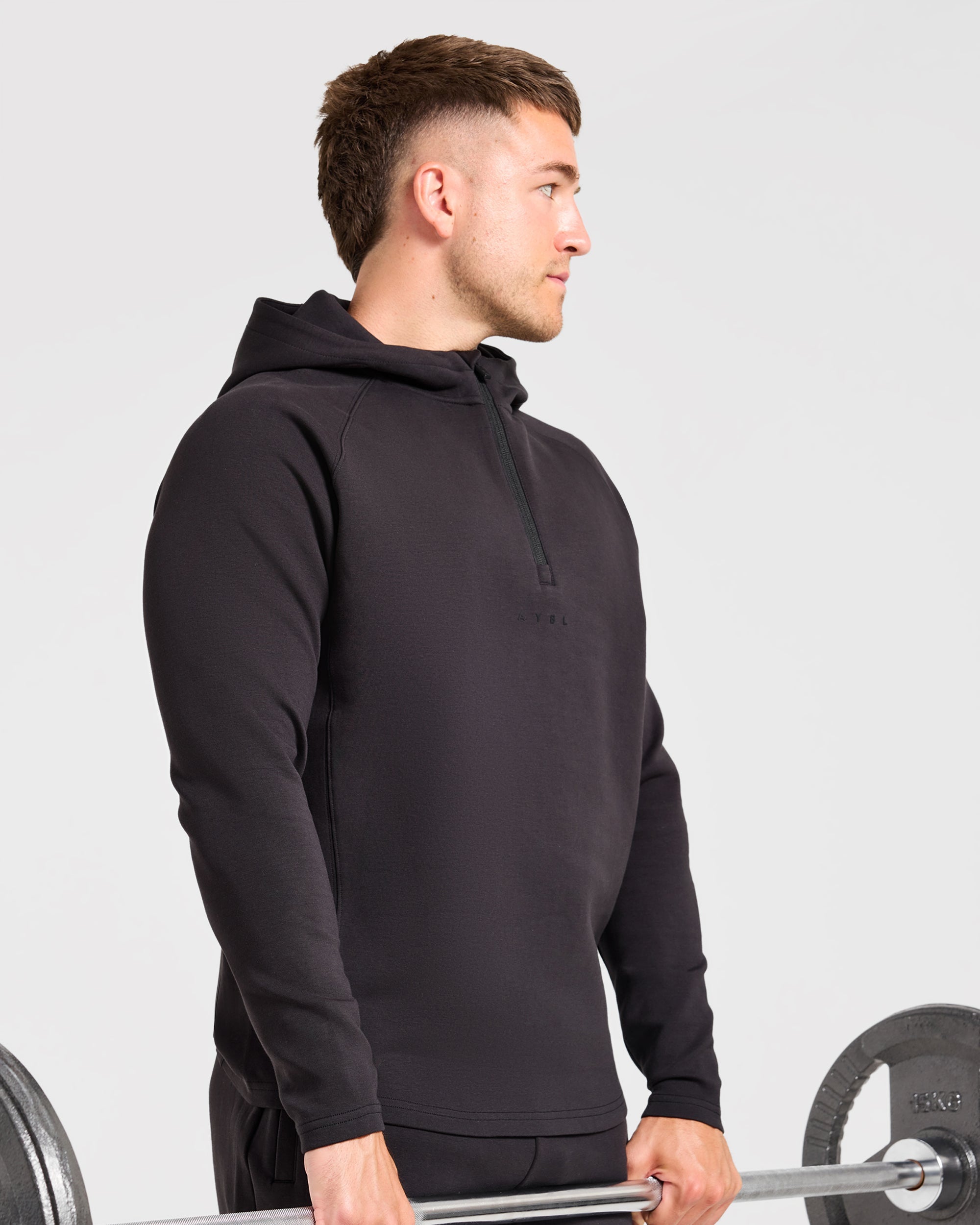 Reinforce Performance 1/2 Zip Pullover - Black
