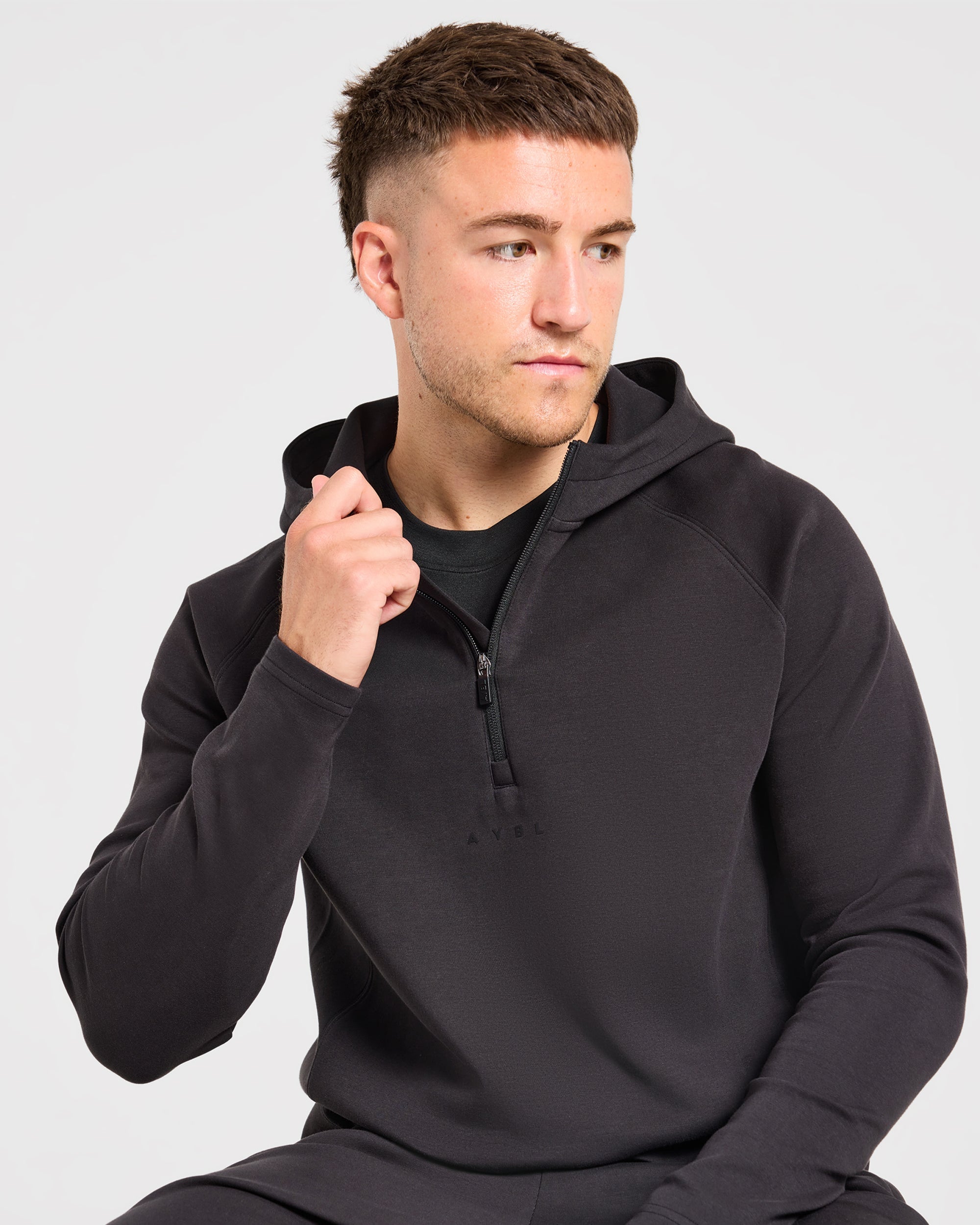 Reinforce Performance 1/2 Zip Pullover - Black