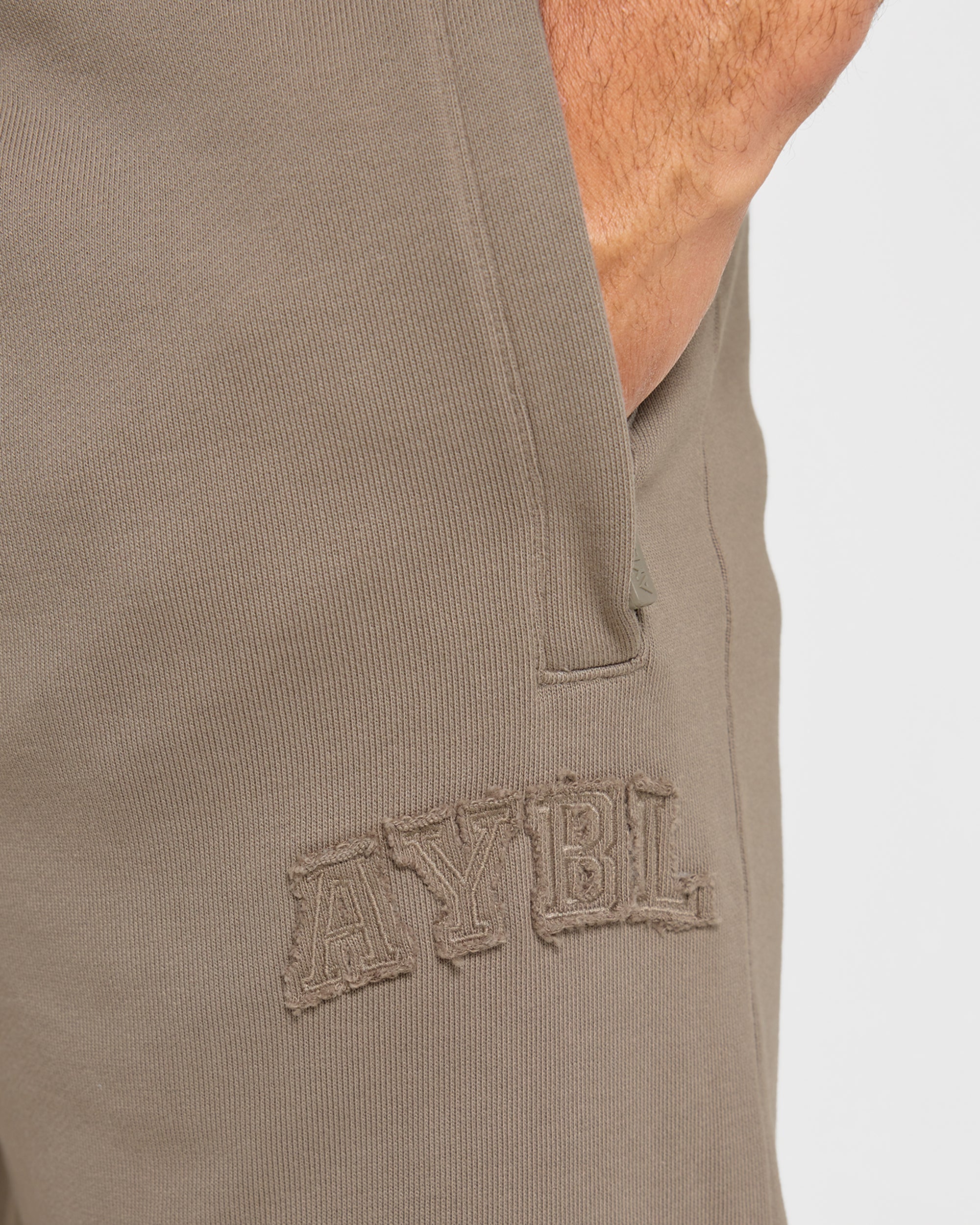 Effortless Oversized Straight Leg Joggers - Deep Ecru