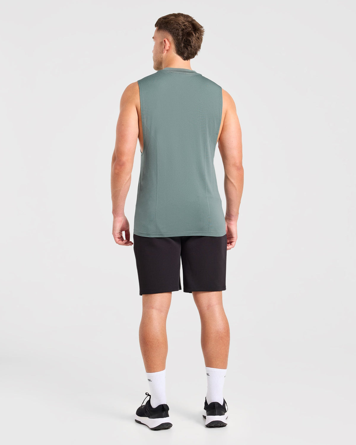 Reinforce Performance Seamless Tank - Muted Teal
