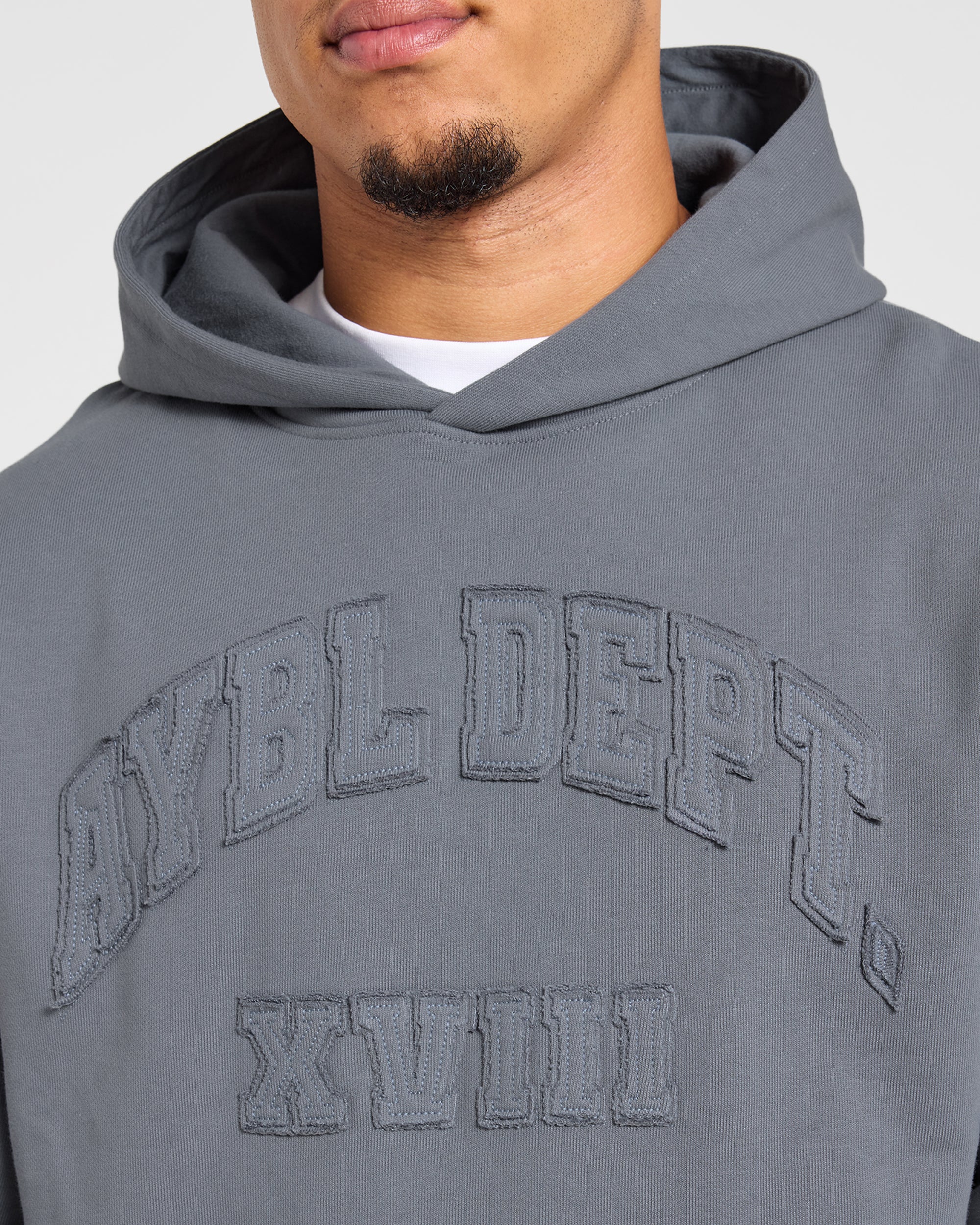 Effortless Oversized Hoodie - Deep Slate