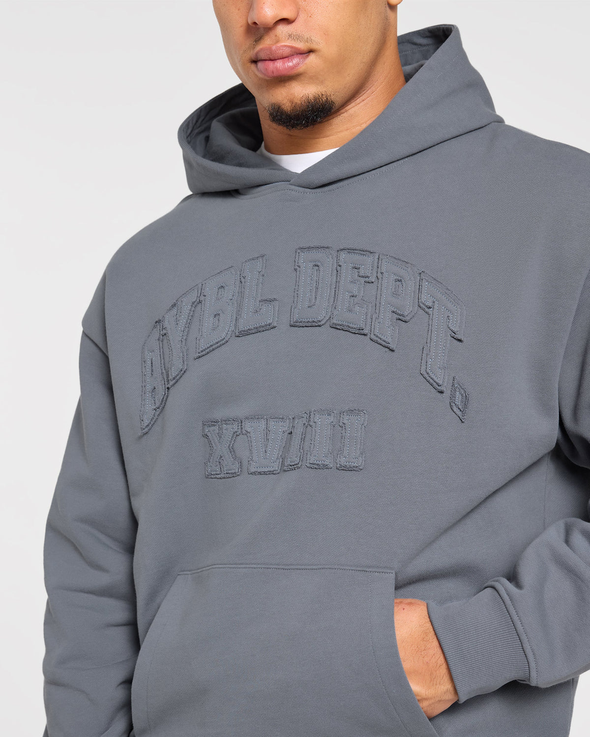 Effortless Oversized Hoodie - Deep Slate