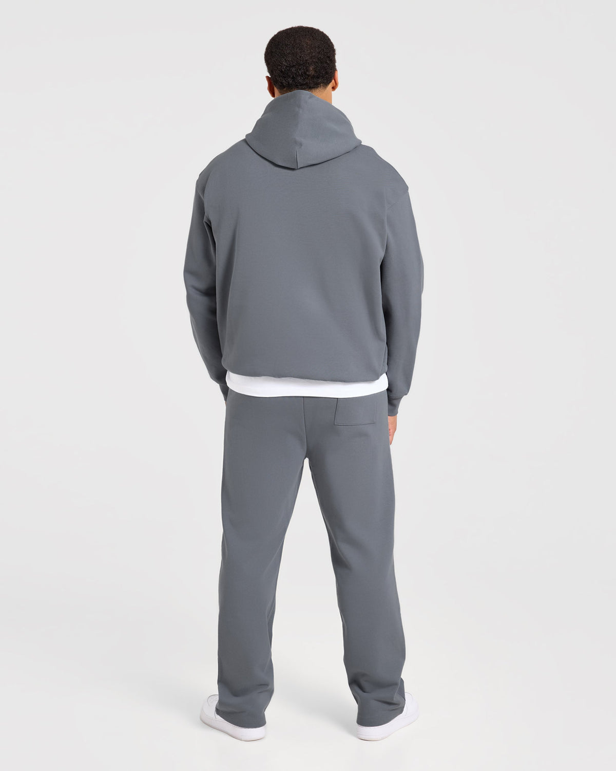 Effortless Oversized Straight Leg Joggers - Deep Slate