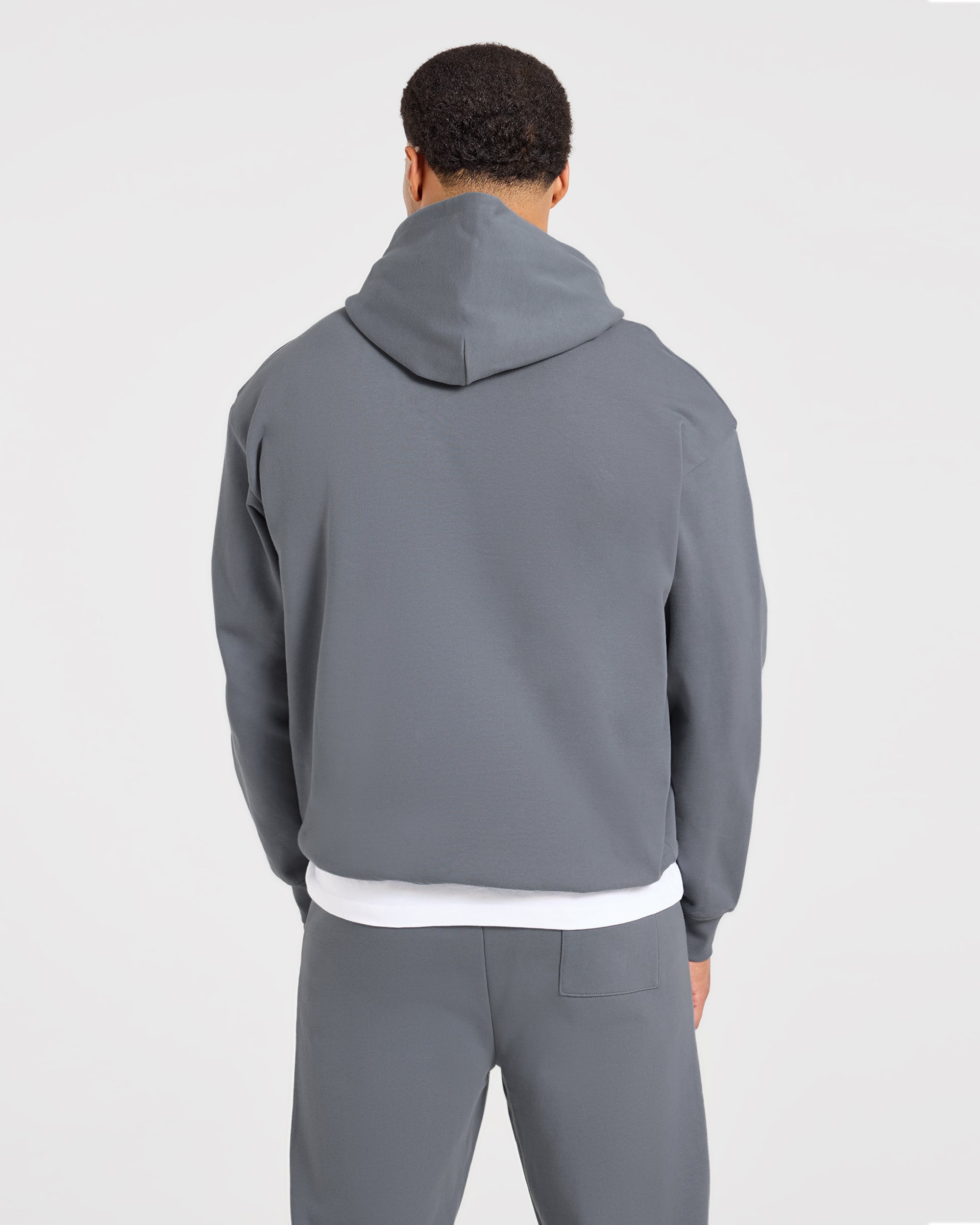 Effortless Oversized Hoodie - Deep Slate