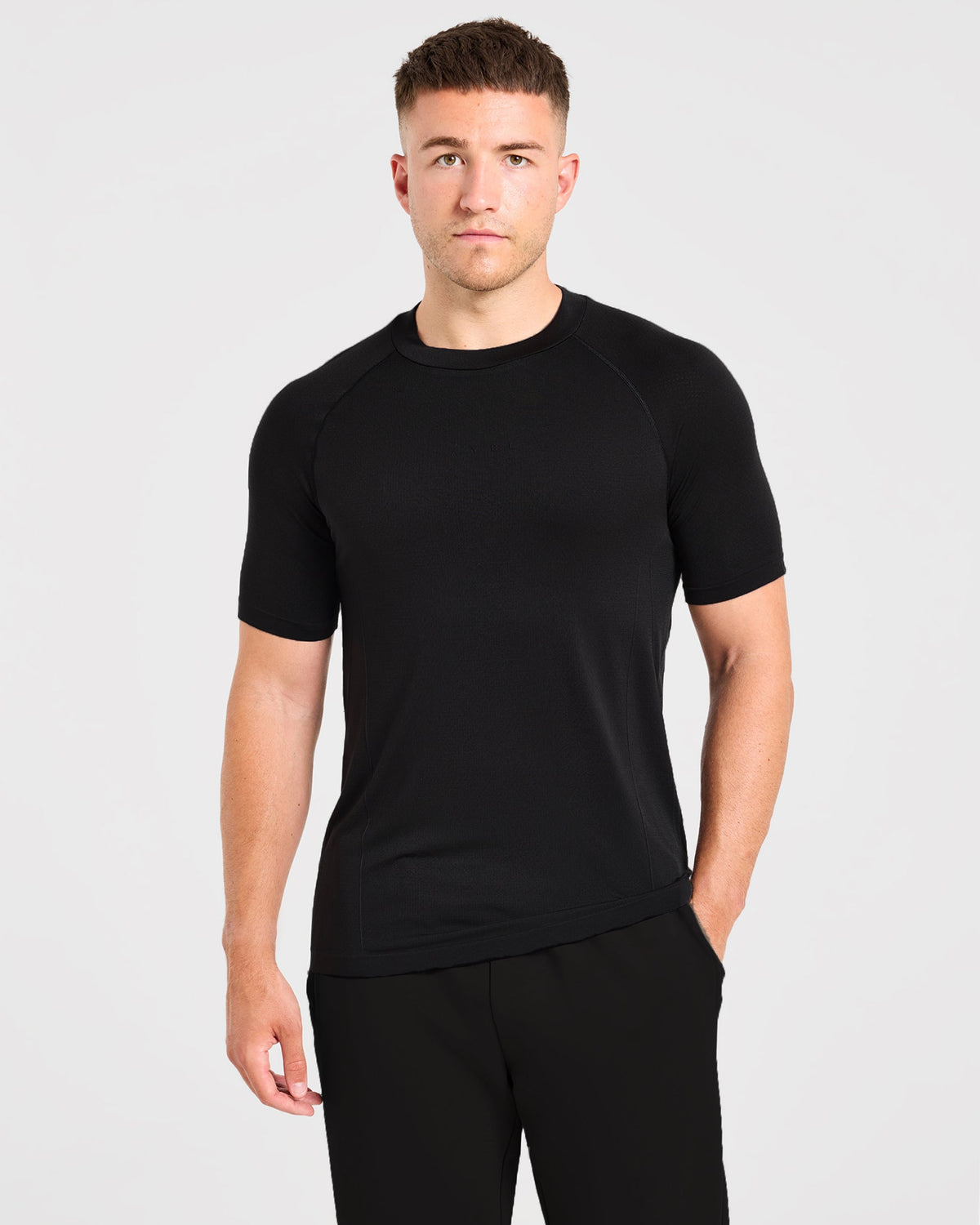 Reinforce Performance Seamless T Shirt - Black