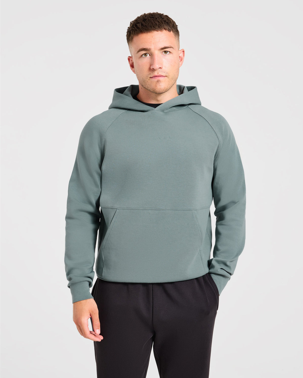 Reinforce Performance Hoodie - Muted Teal