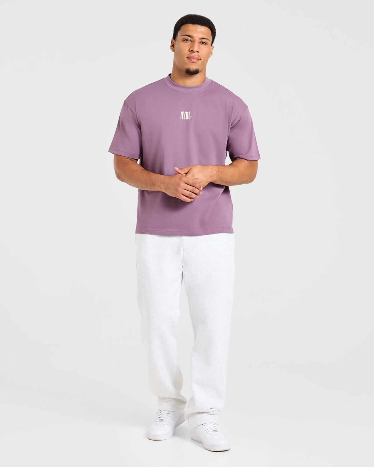 AYBL Iron Club Kettlebell Oversized T Shirt - Midnight Purple