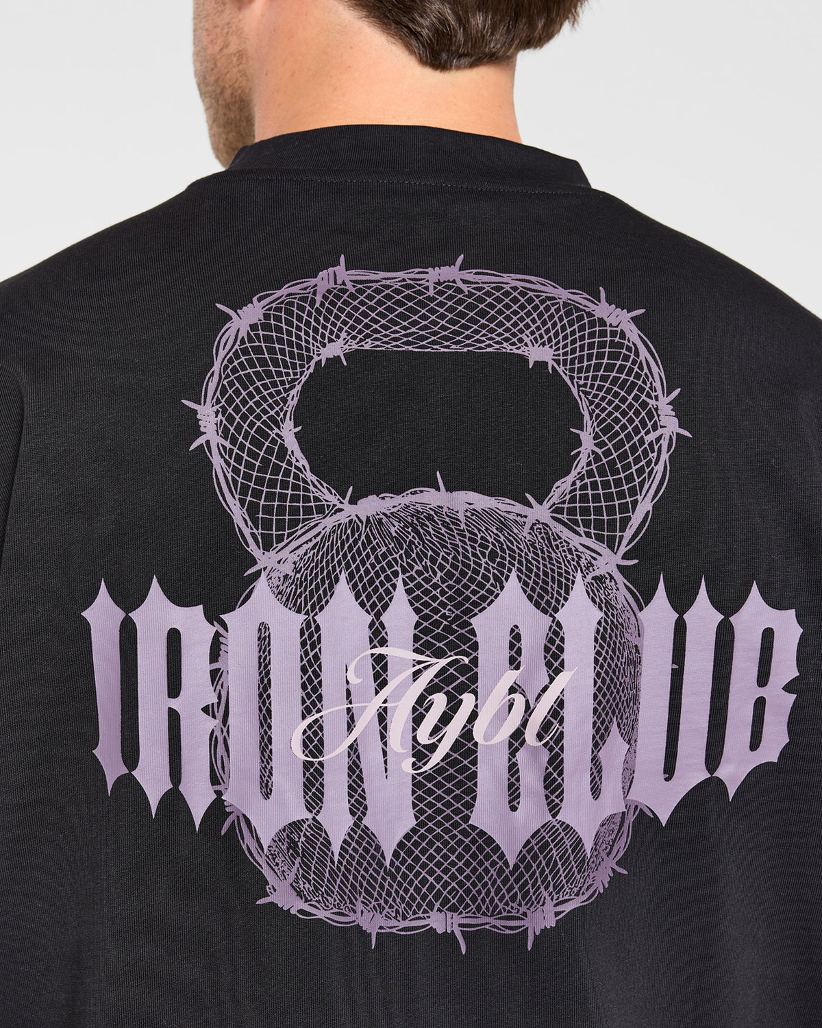 AYBL Iron Club Kettlebell Oversized T Shirt - Black