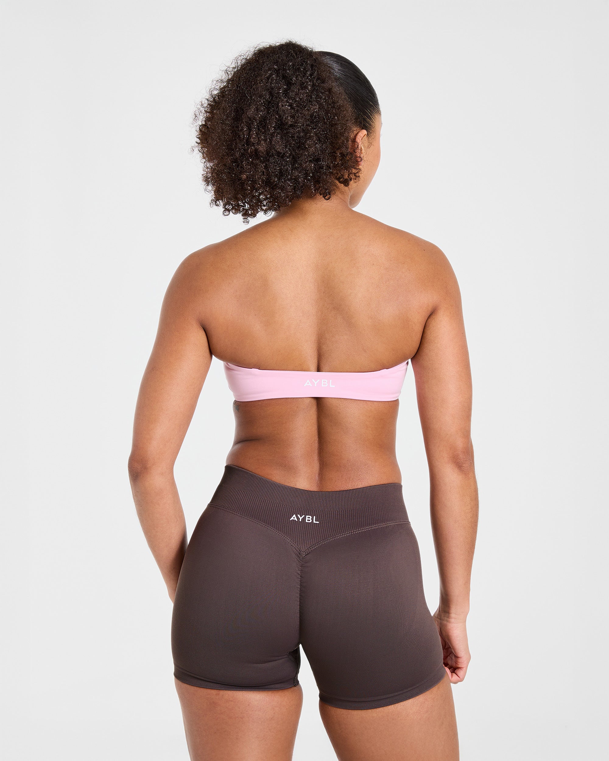 Essential Bandeau Sports Bra - Pink