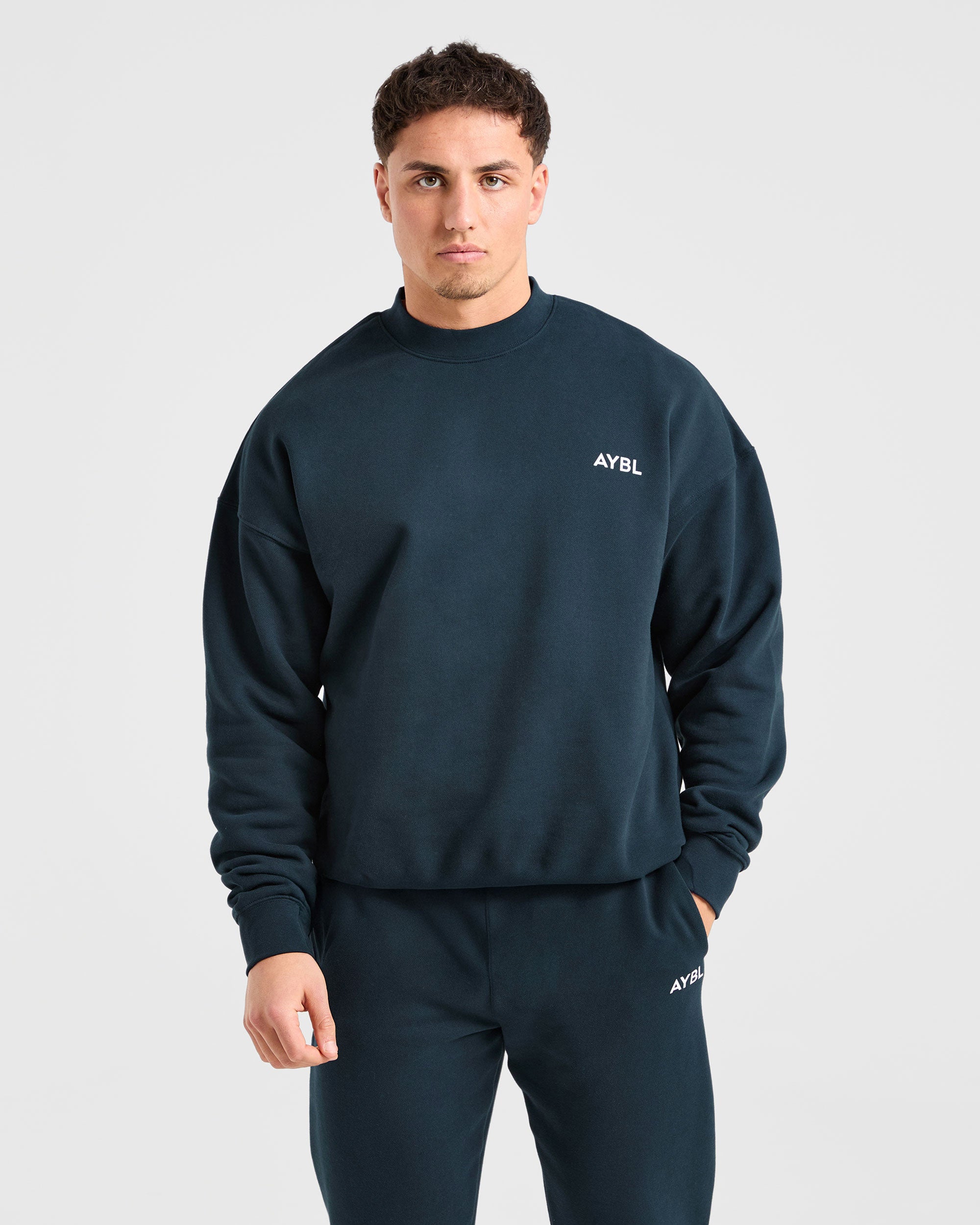 Essential Oversized Sweater - Navy