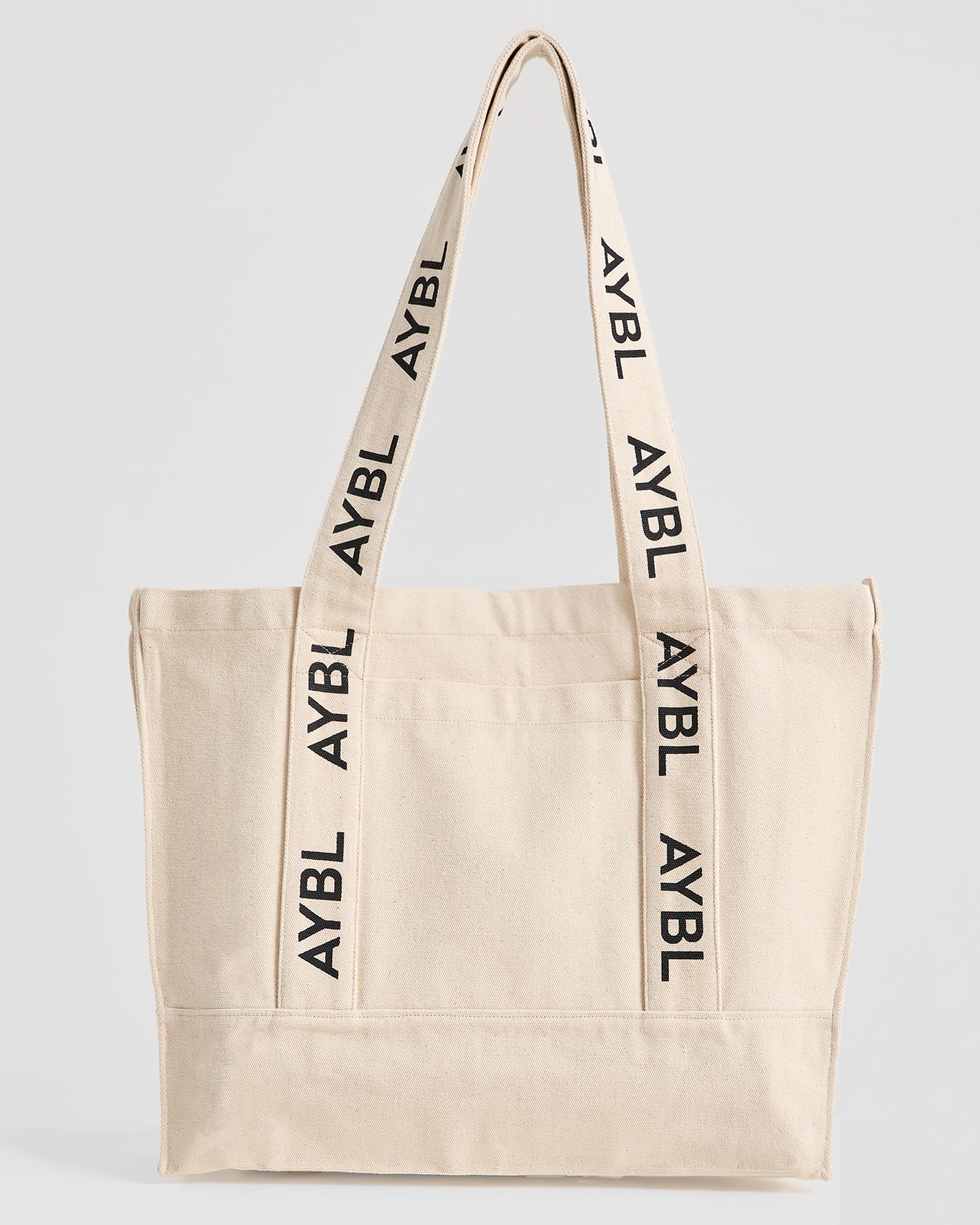 Branded Strap Tote Bag - Canvas