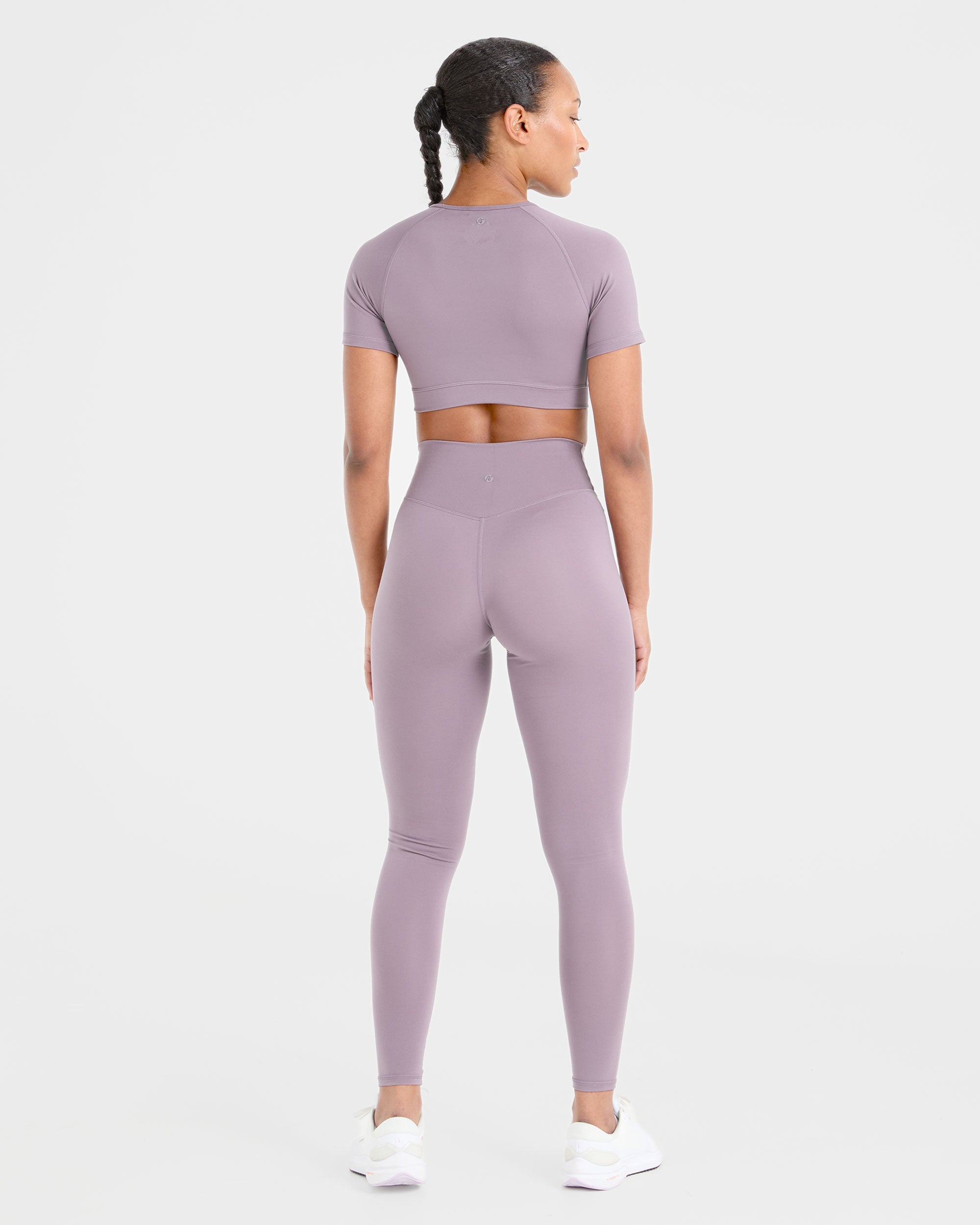 Staple Crop Top - Mauve Purple