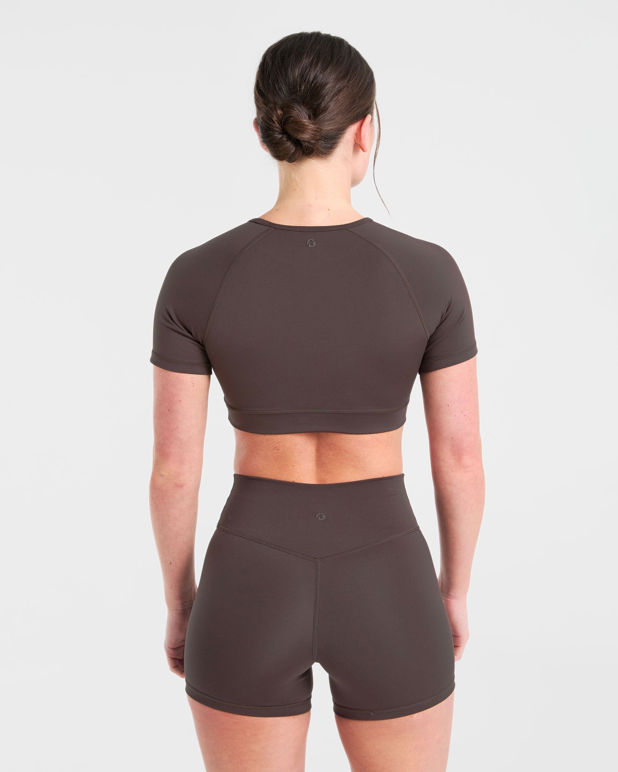 Staple Crop Top - Coffee Brown