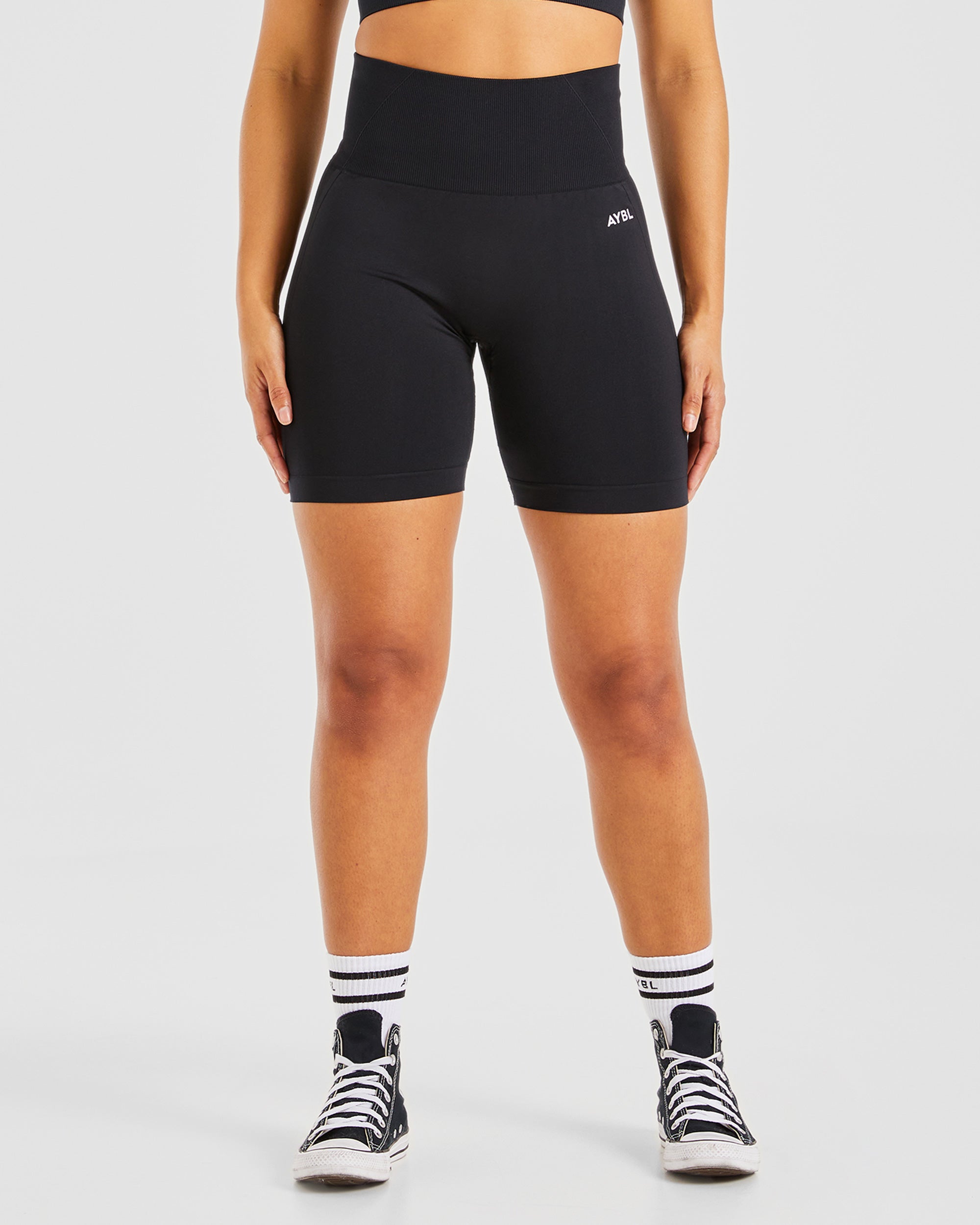 Short de cyclisme sans couture Empower - Noir