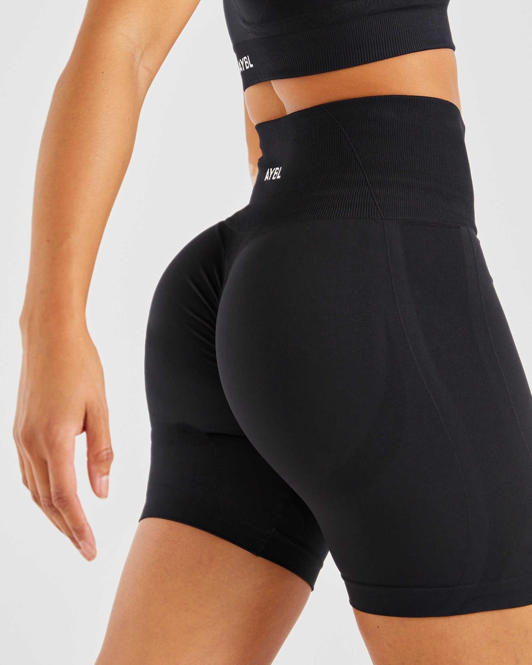 Short de cyclisme sans couture Empower - Noir