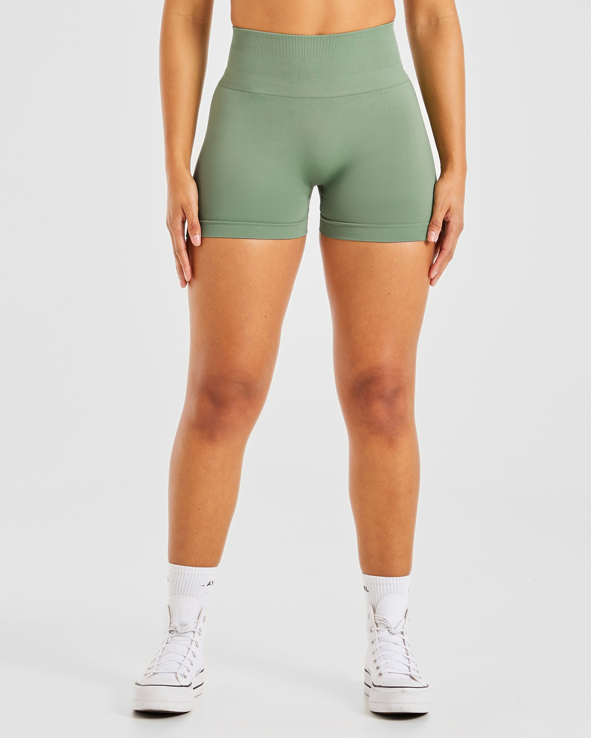 Power Seamless Shorts - Olive