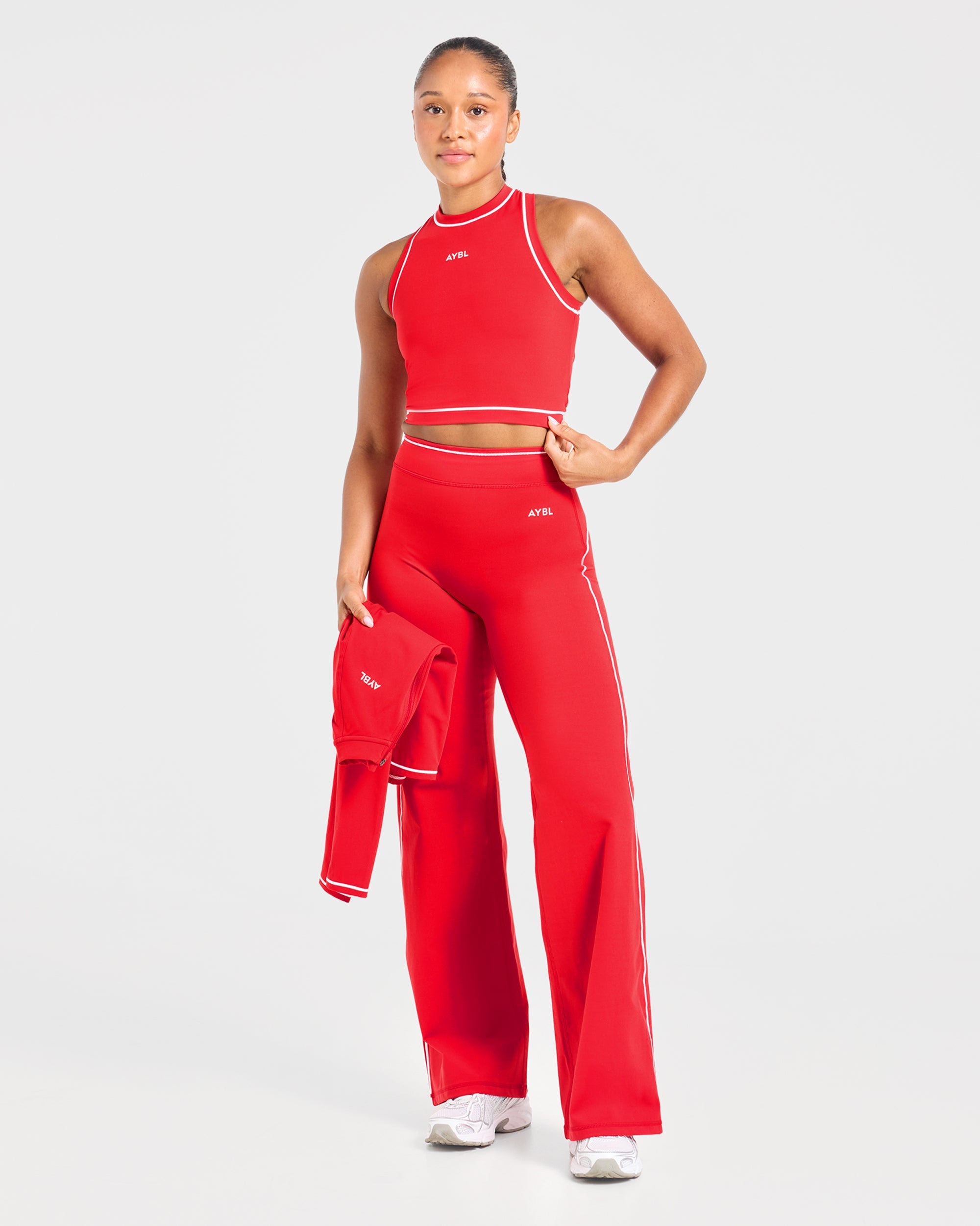 Form Flared Leggings - Red