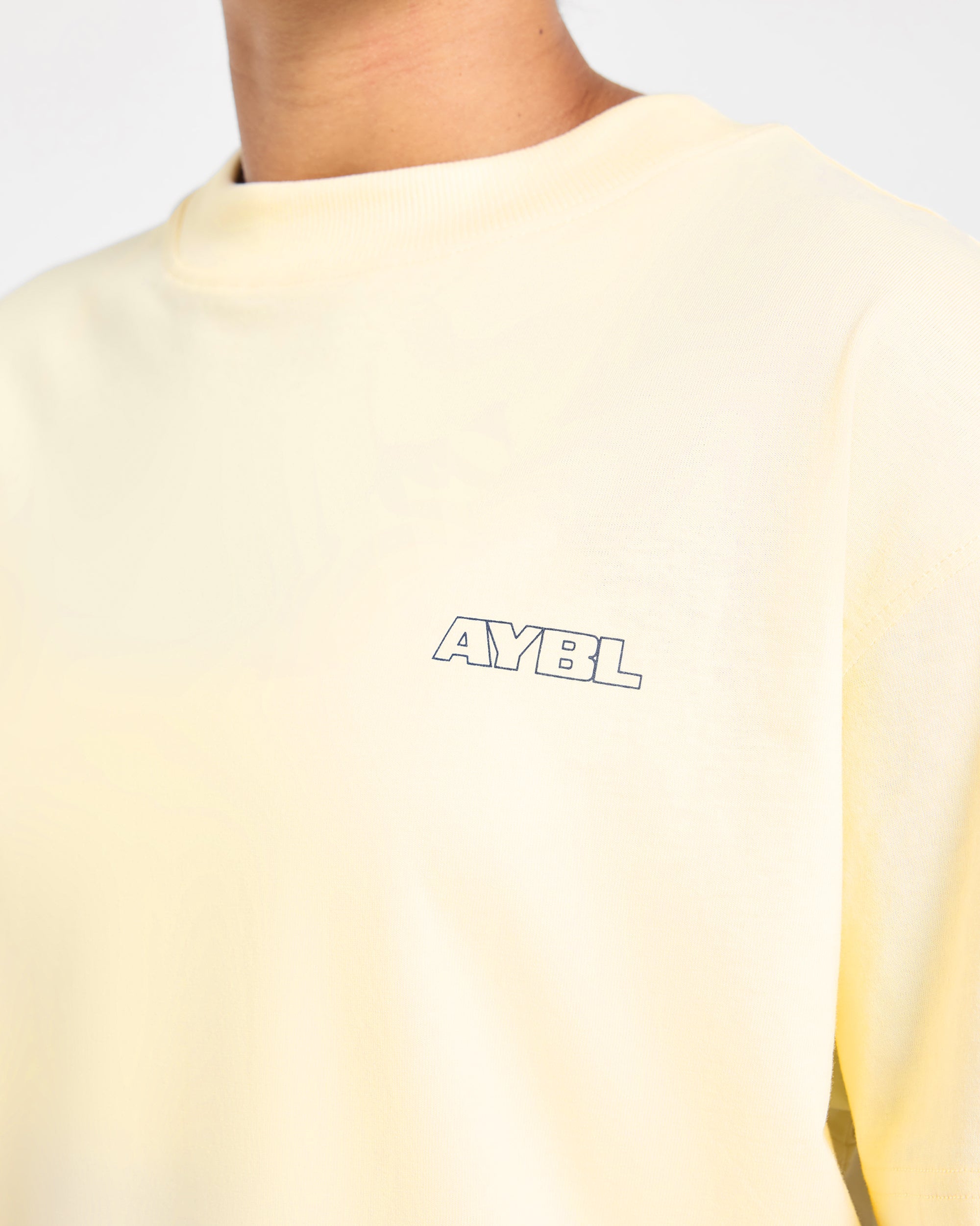 Heavy Lift Club Oversized T Shirt - Butter Yellow