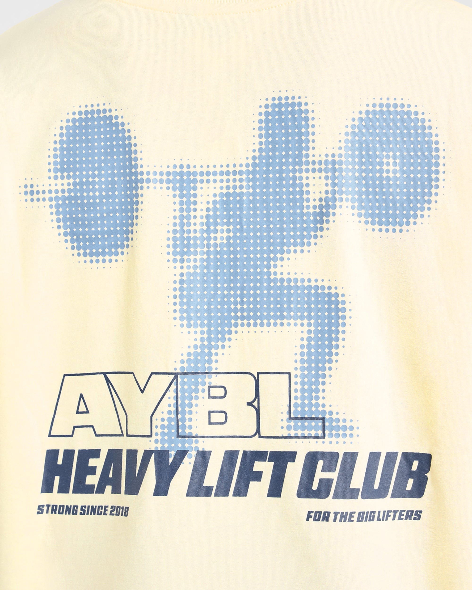 Heavy Lift Club Oversized T Shirt - Butter Yellow