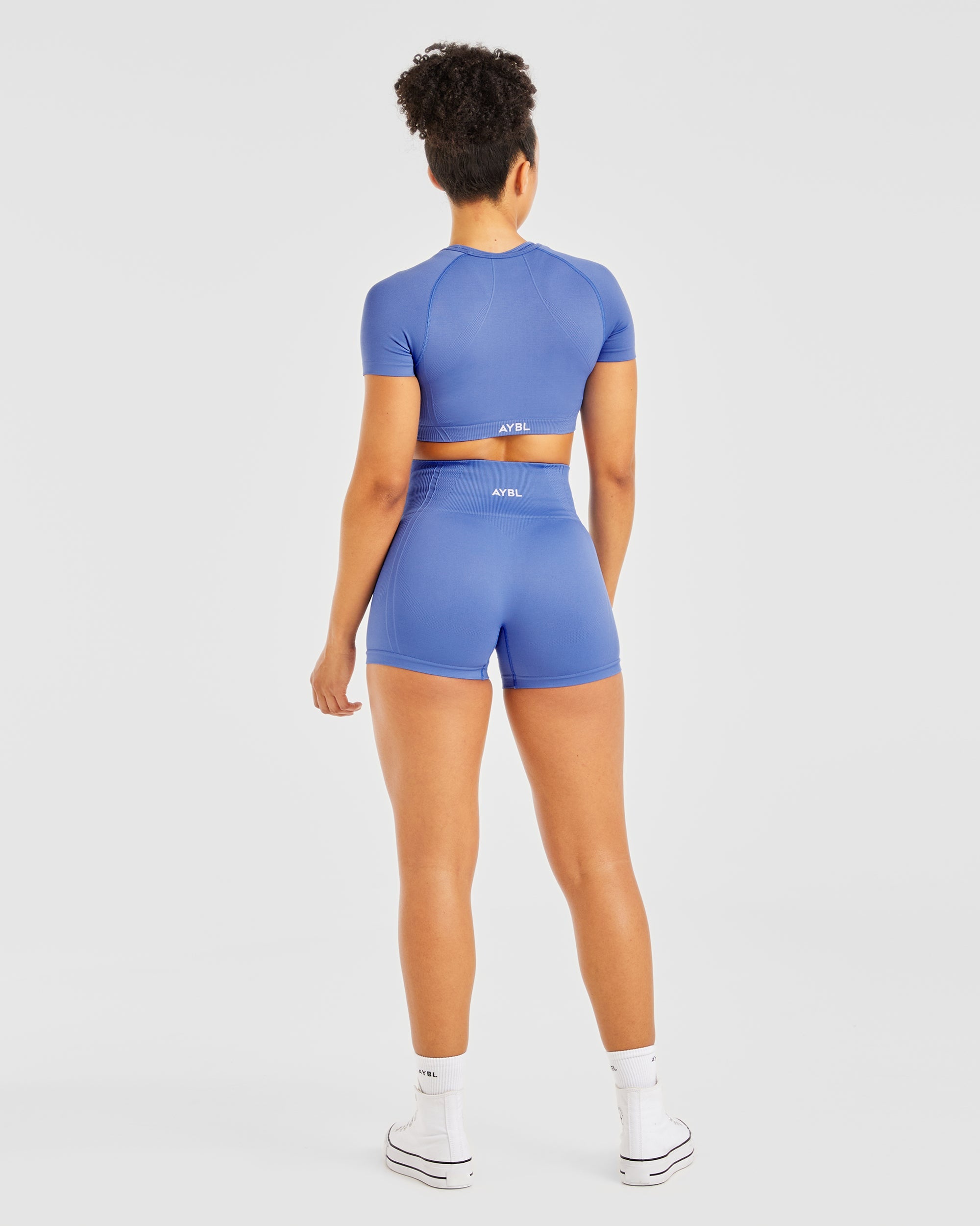 Balance V3 Seamless Crop Top - Bright Cobalt