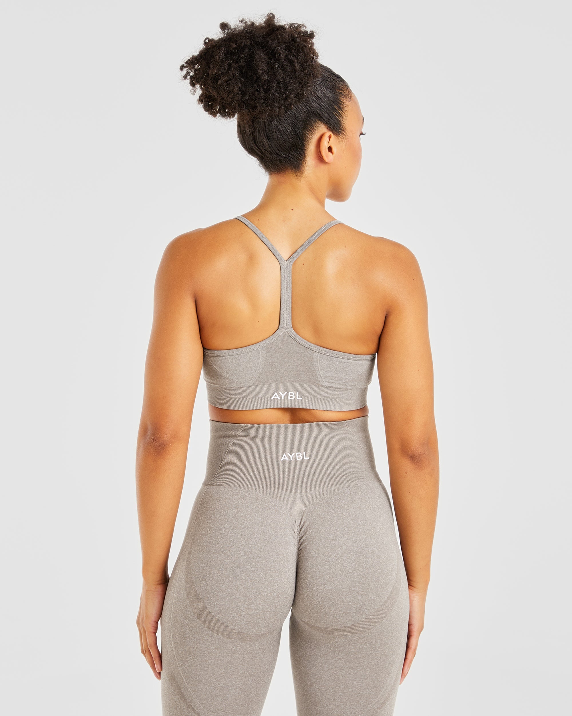 Soutien-gorge de sport sans couture Empower - Taupe Chiné