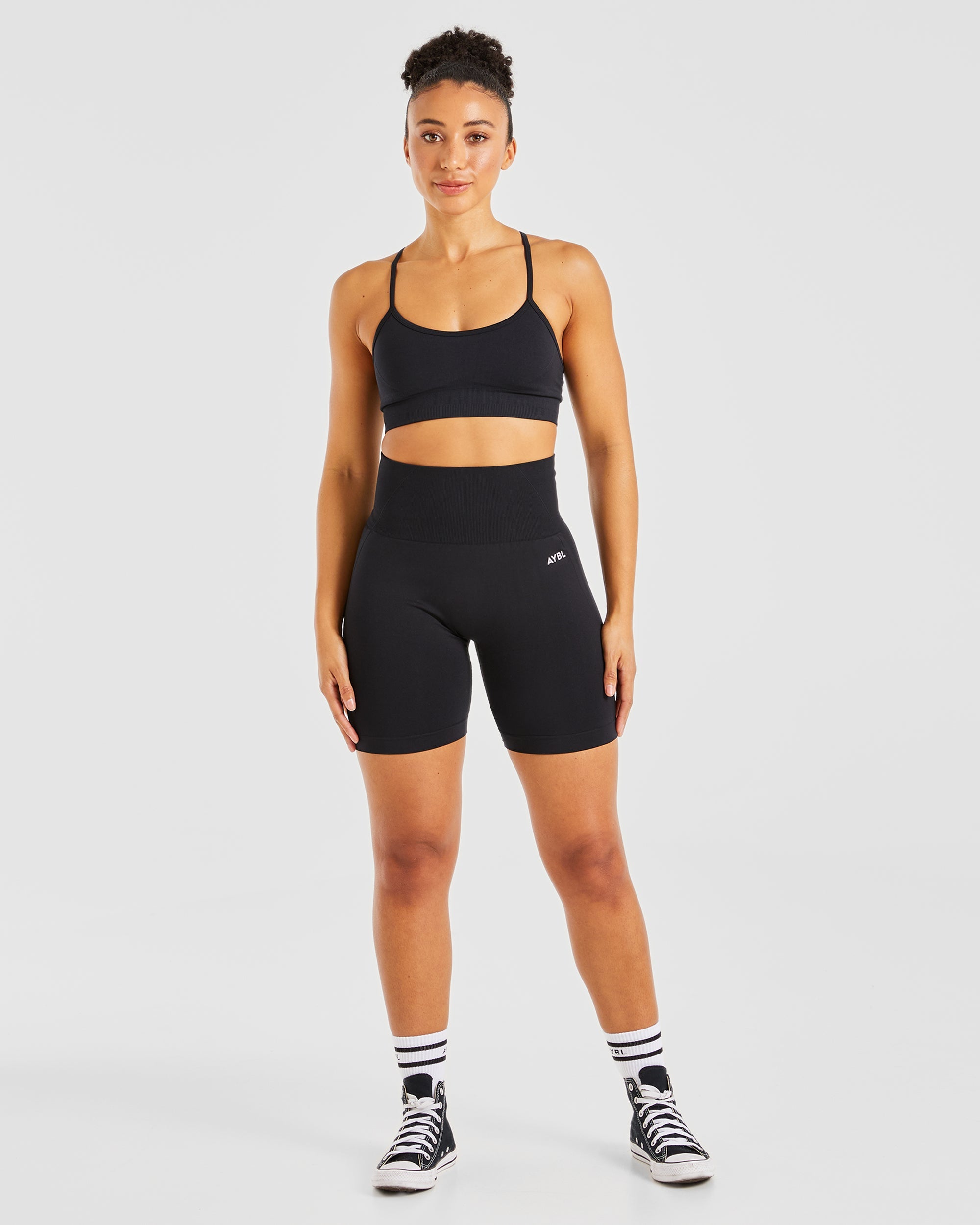 Empower Seamless Sports Bra - Black