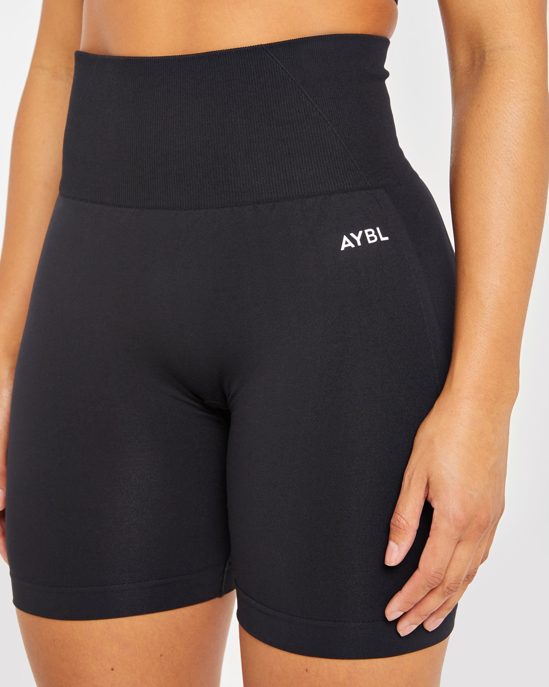 Short de cyclisme sans couture Empower - Noir