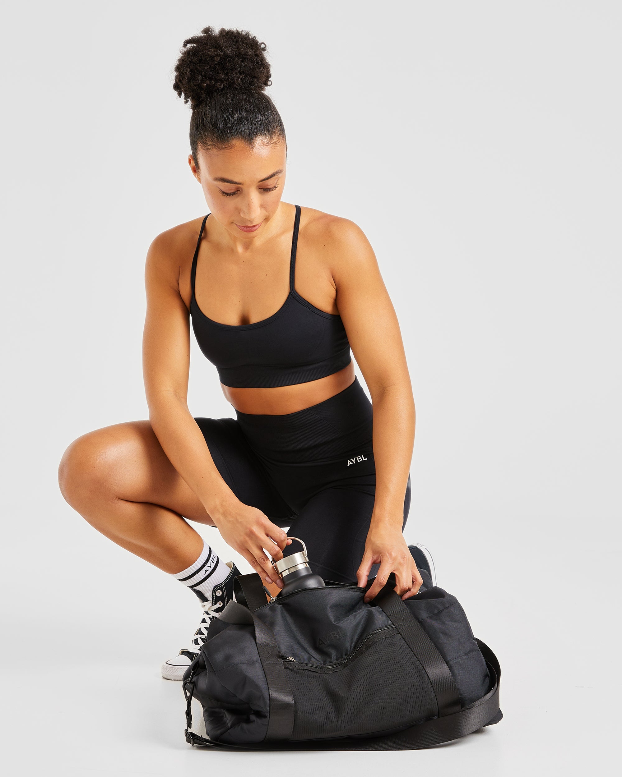 Empower Seamless Sports Bra - Black