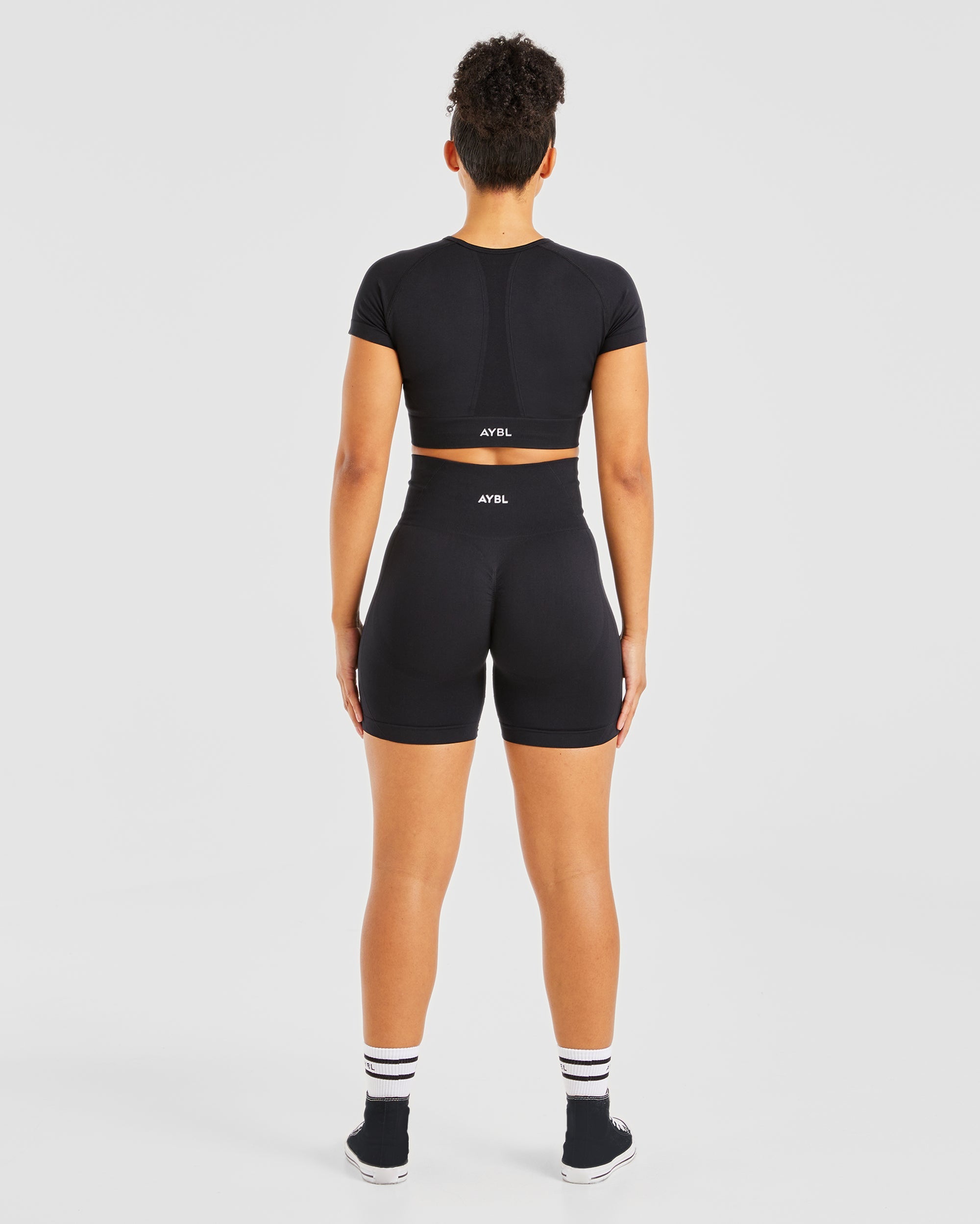 Short de cyclisme sans couture Empower - Noir