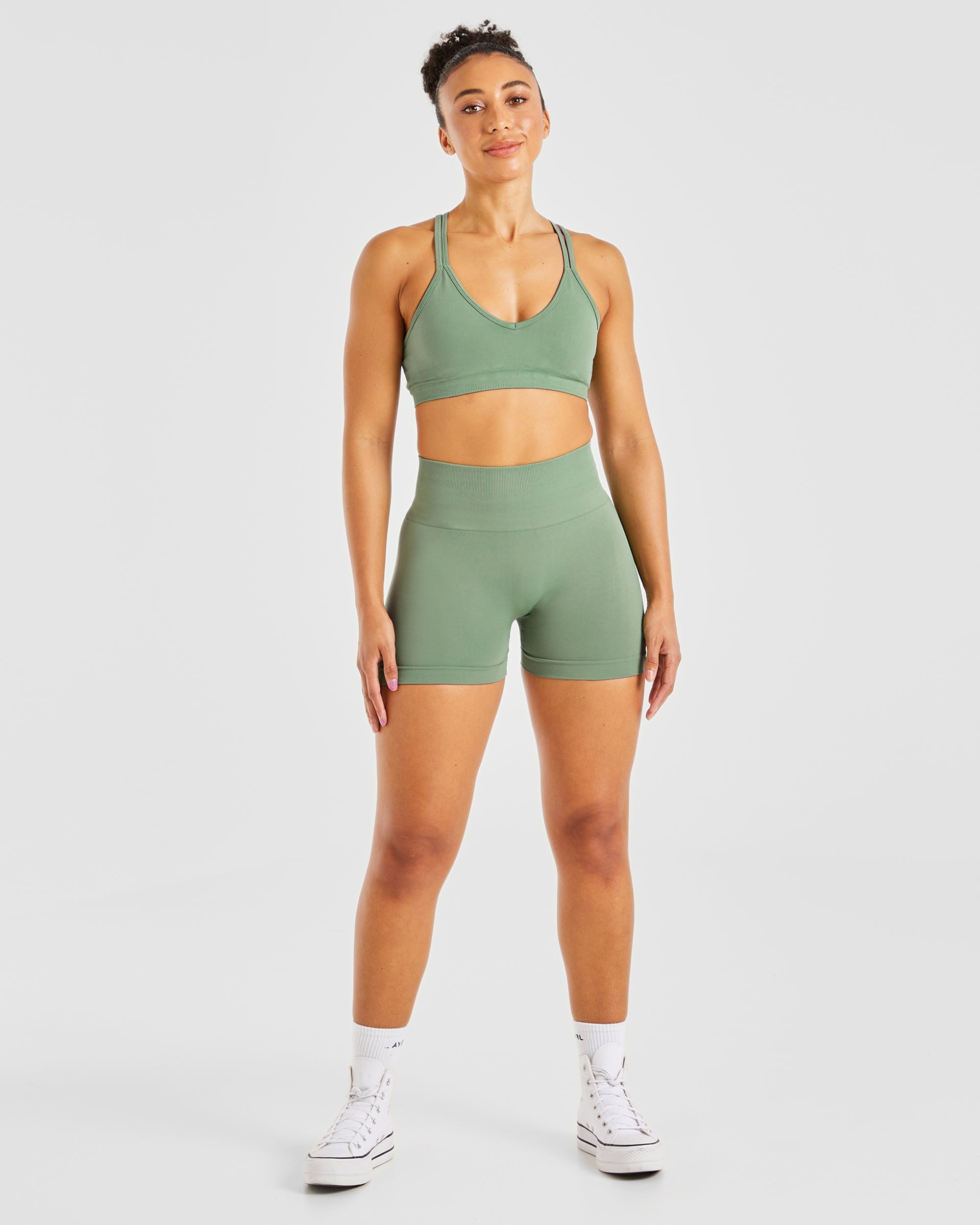 Power Seamless Shorts - Olive