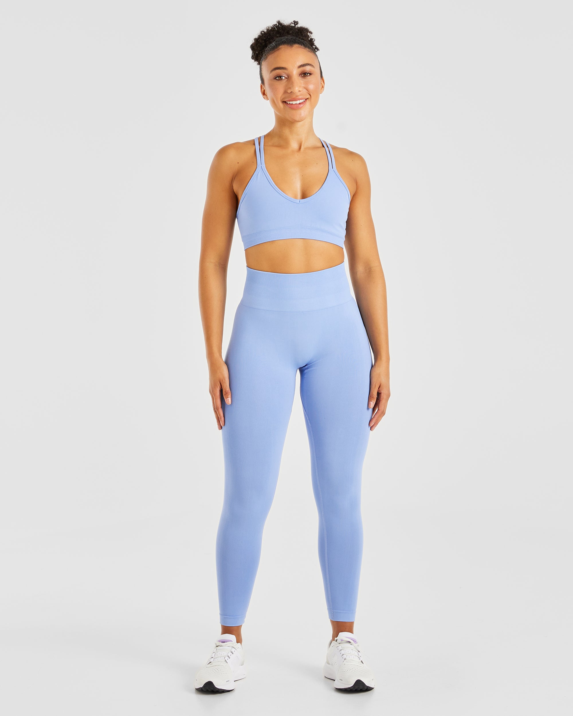 Power Seamless Leggings - Blue