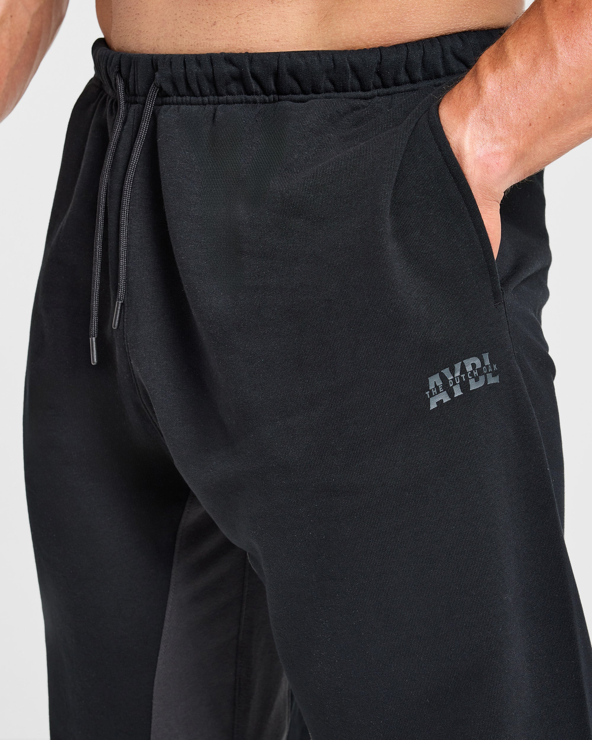 Wesley Vissers x Oversized Straight Leg Joggers - Black