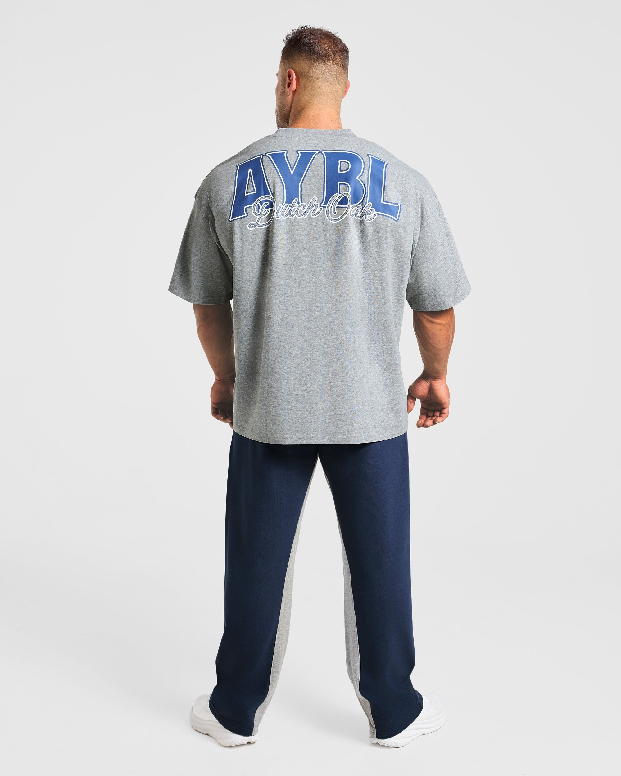 Wesley Vissers x AYBL Dutch Oak Oversized T Shirt - Mid Marl Grey